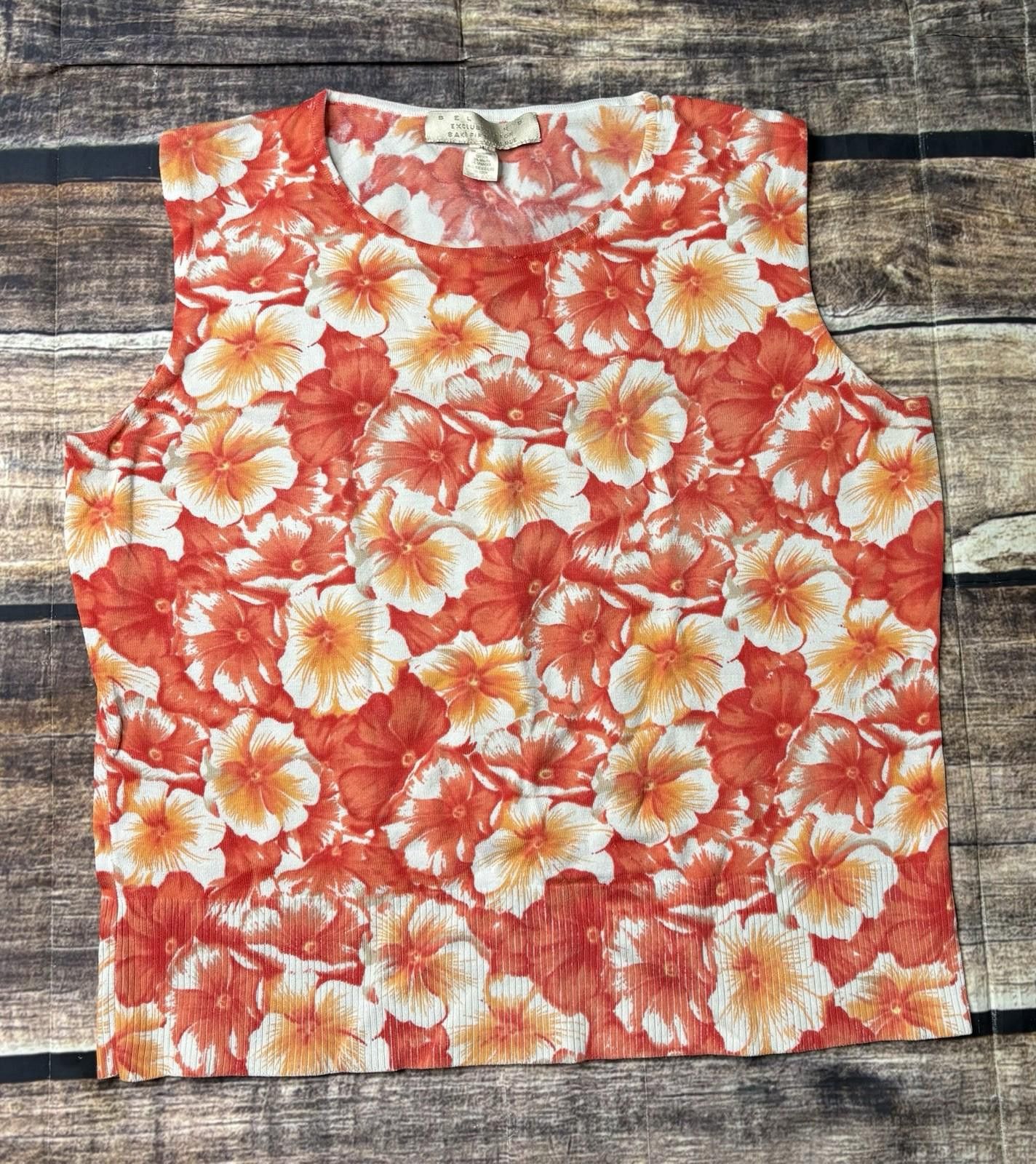 Saks Fifth Avenue VTG 90s Belford for Saks Fifth Avenue Tank Top Womens M Size M / US 6-8 / IT 42-44 - 1 Thumbnail