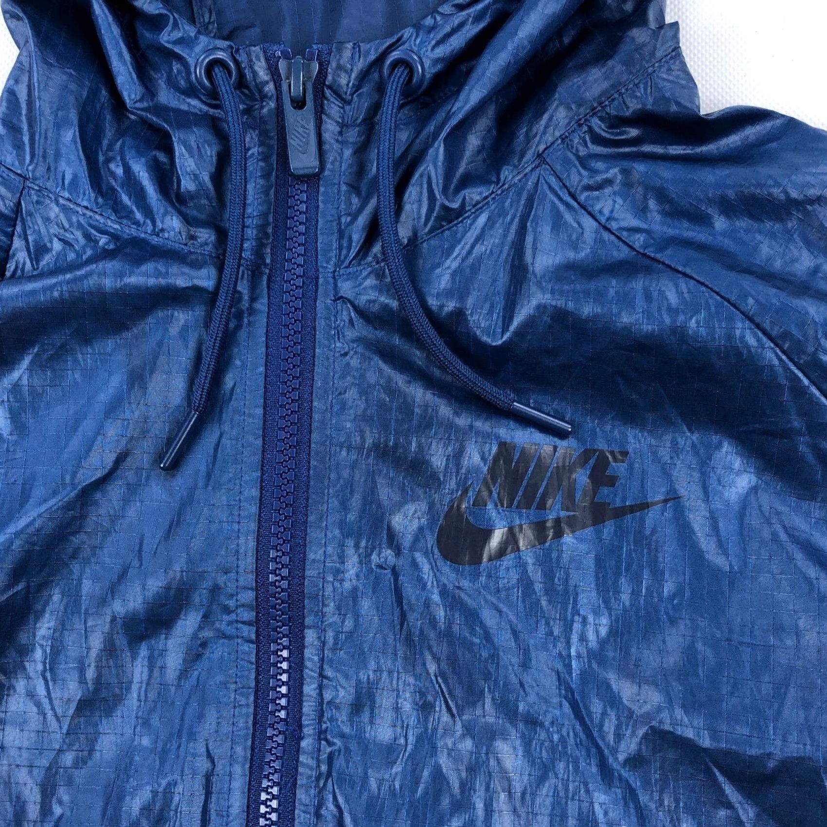 Nike Nike Sports Jacket Womens Large Blue Windbreaker Sports Activewear Size L / US 10 / IT 46 - 2 Thumbnail