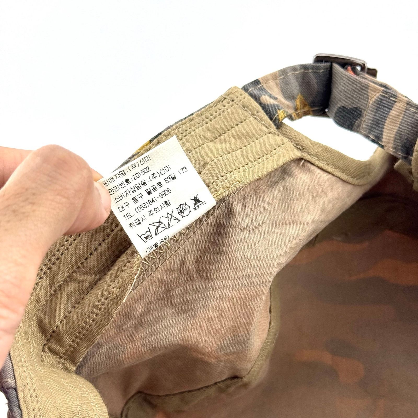 Japanese Brand Marie Claire Floral Camo Cap Y2K Front Pocket Military Hat Size ONE SIZE - 7 Thumbnail