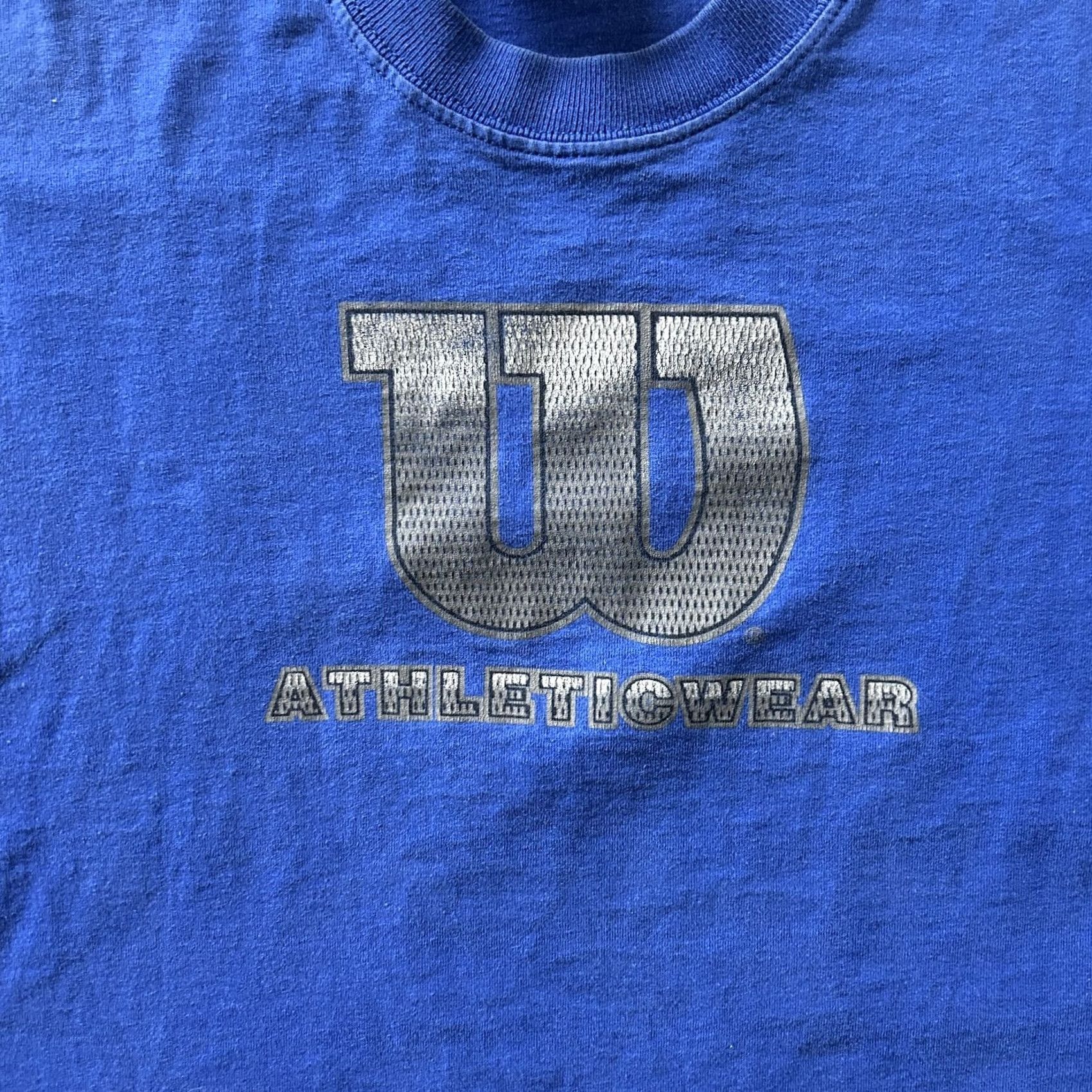 Wilson VINTAGE Wilson Tank Top Shirt Mens XL Blue Athleticwear Sleeveless Gym Training Size US XL / EU 56 / 4 - 3 Thumbnail