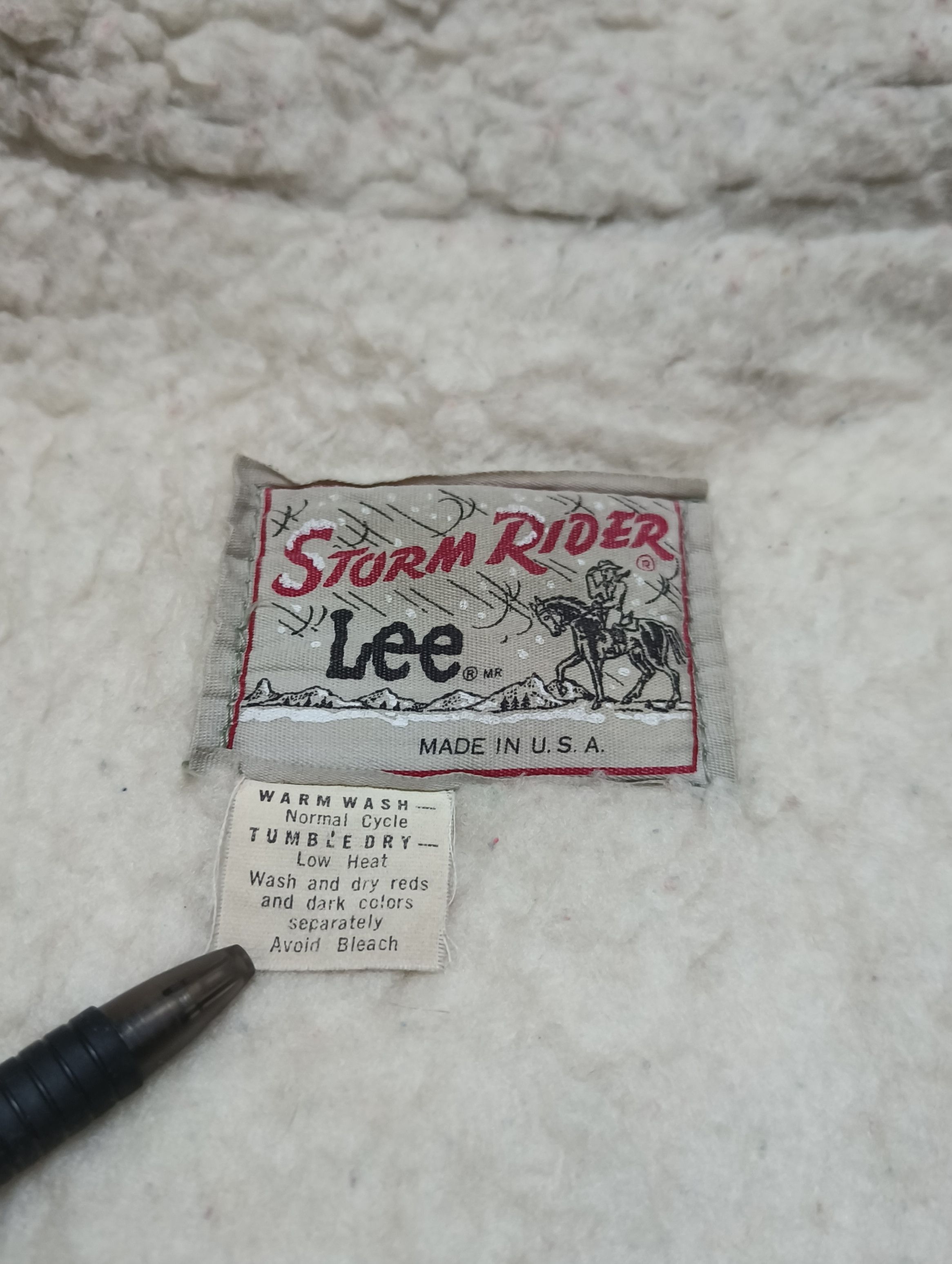 Vintage 70s Lee Storm Rider Made in USA Denim Chore Jacket