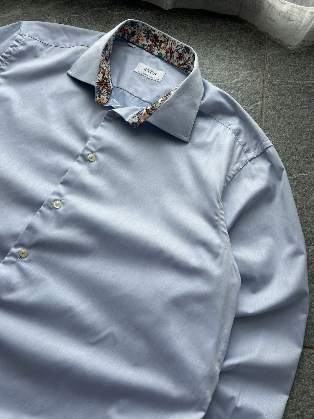 Eton Vintage shirts eton man’s Size US L / EU 52-54 / 3 - 4 Thumbnail
