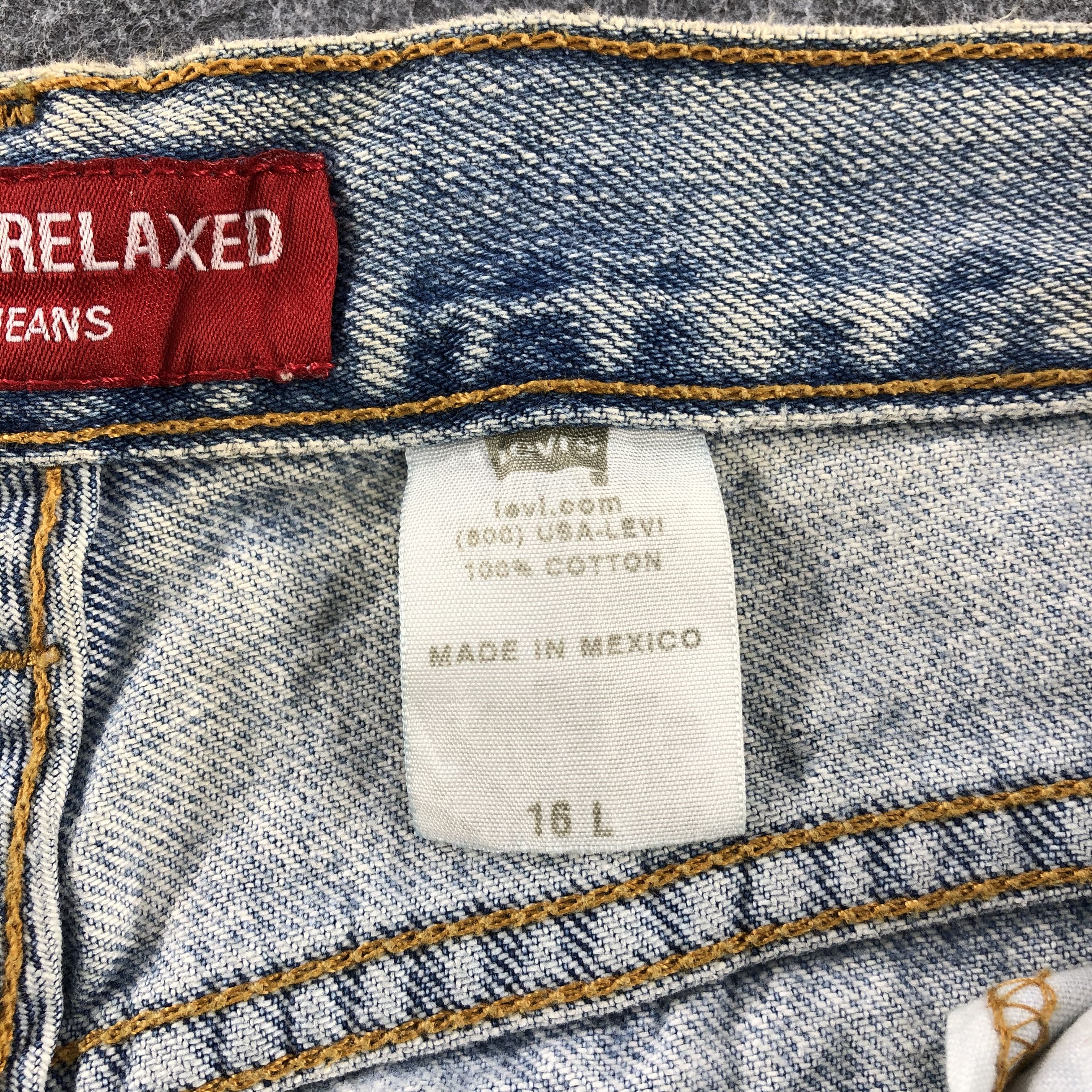 Levi's Vintage Light Wash Levis 550 Jeans-J1268 Size US 35 - 10 Thumbnail
