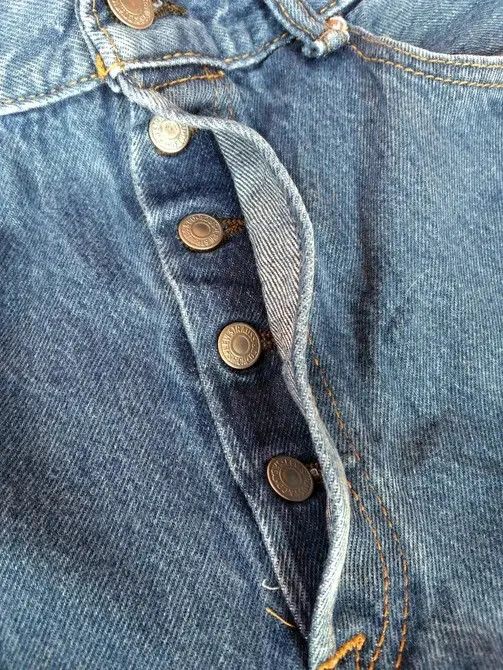 Jean × Levi's × Vintage Vintage Levis 501 Distressed Jeans 34x31 Size US 34 / EU 50 - 8 Thumbnail