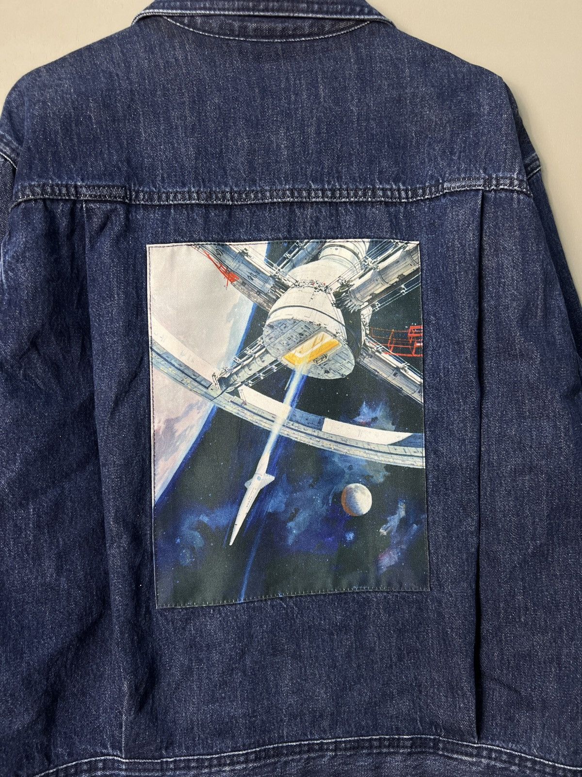 Japanese Brand Stanley Kubrick A Space Odyssey Type 1 Blue Denim Jacket Size US M / EU 48-50 / 2 - 2 Thumbnail