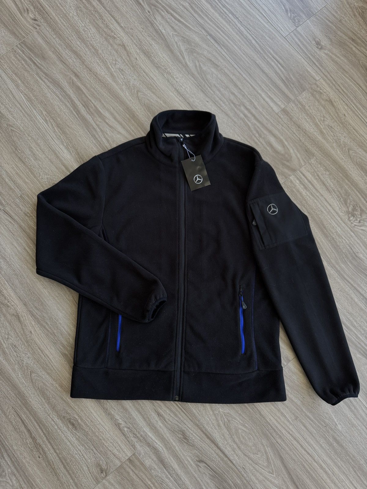 Mercedes-Benz Mercedes-Benz Fleece Zip-Up Jacket Black Size US L / EU 52-54 / 3 - 2 Thumbnail