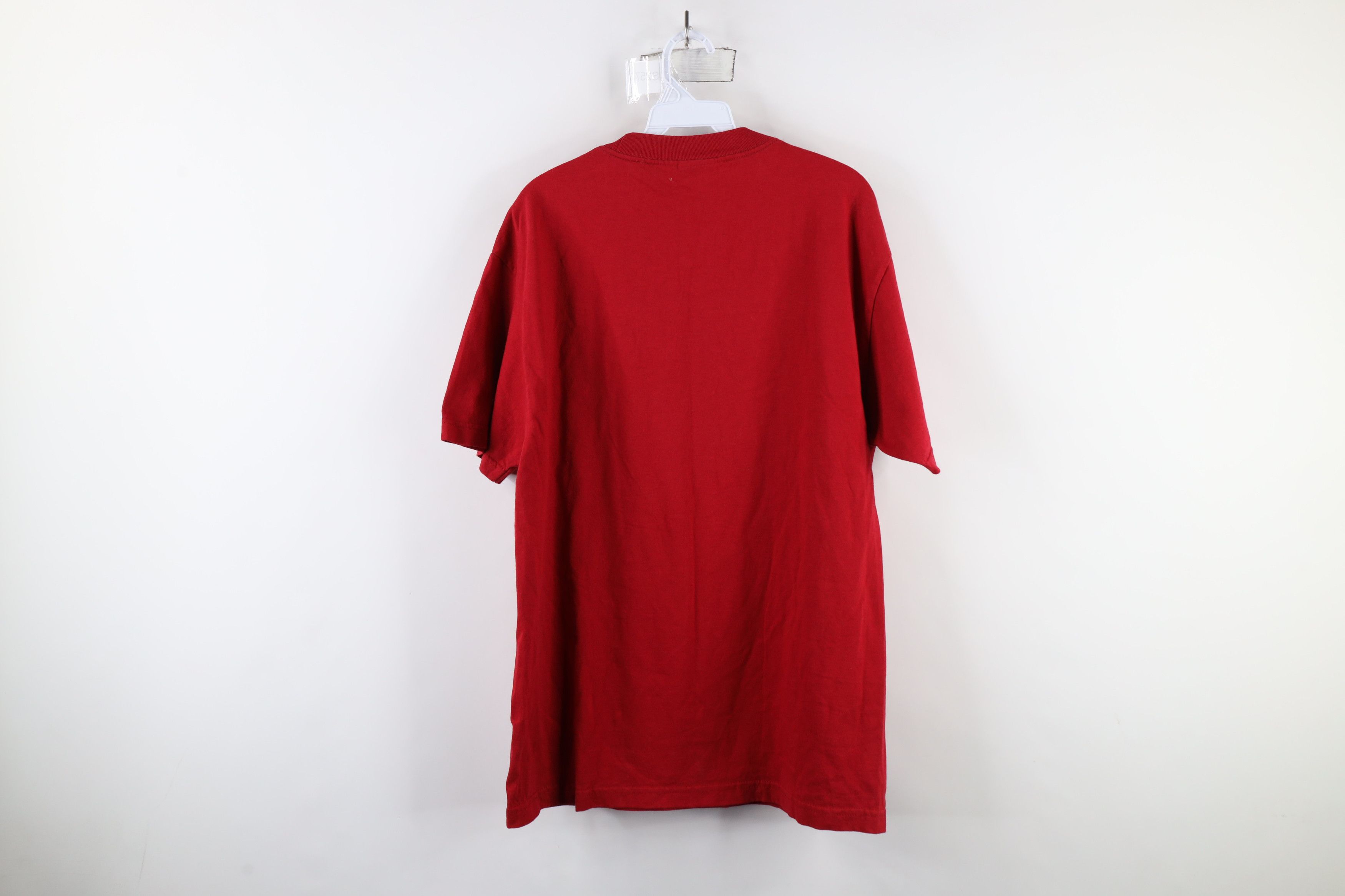 Vintage Vintage 90s Indiana University IU Hoosiers Football T-Shirt Size US L / EU 52-54 / 3 - 9 Thumbnail