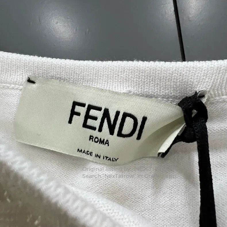 Fendi Fendi White Cutout FF Vest Size S / US 4 / IT 40 - 3 Thumbnail