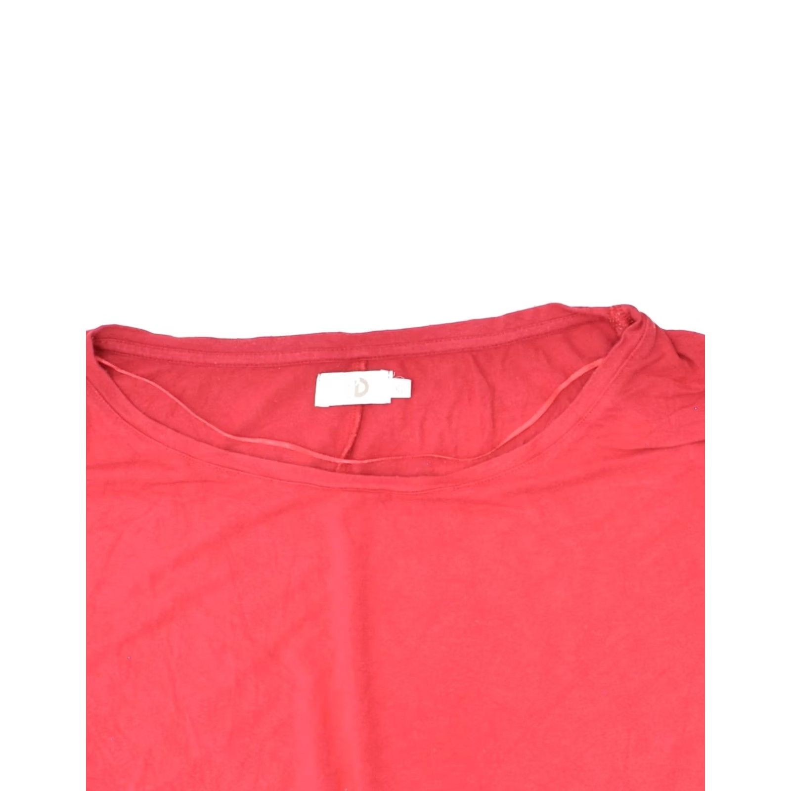 DAKS DAKS Womens T-Shirt Top XL Red Cotton UK 18 Size XL / US 12-14 / IT 48-50 - 3 Thumbnail