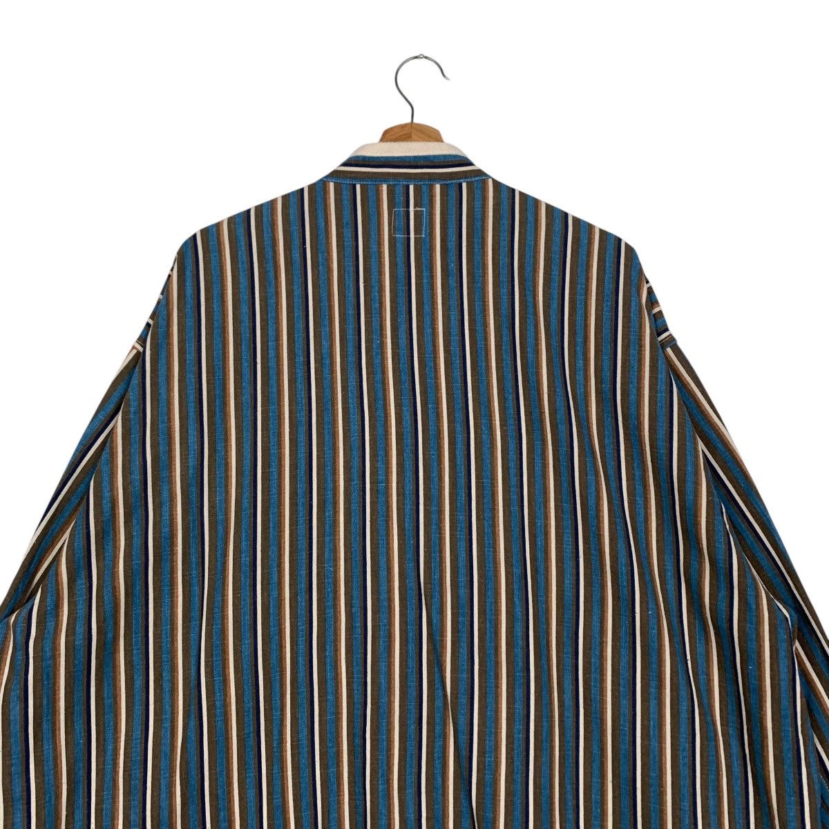 Vintage ☀️Nice design Army Twill stripe sanforized button jacket Size US L / EU 52-54 / 3 - 8 Thumbnail