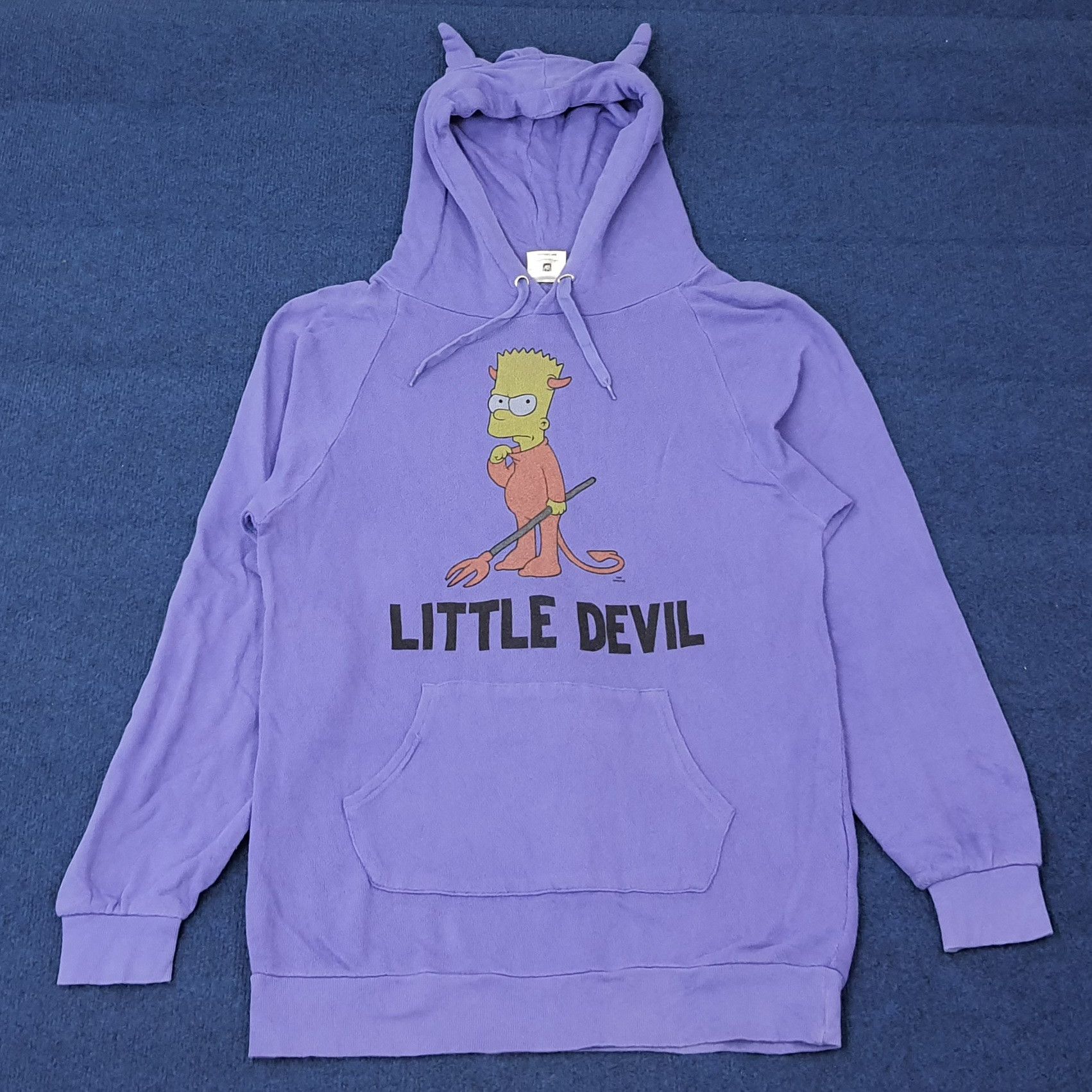 Vintage The Simpson Little Devil Costume Hoodie C264N28