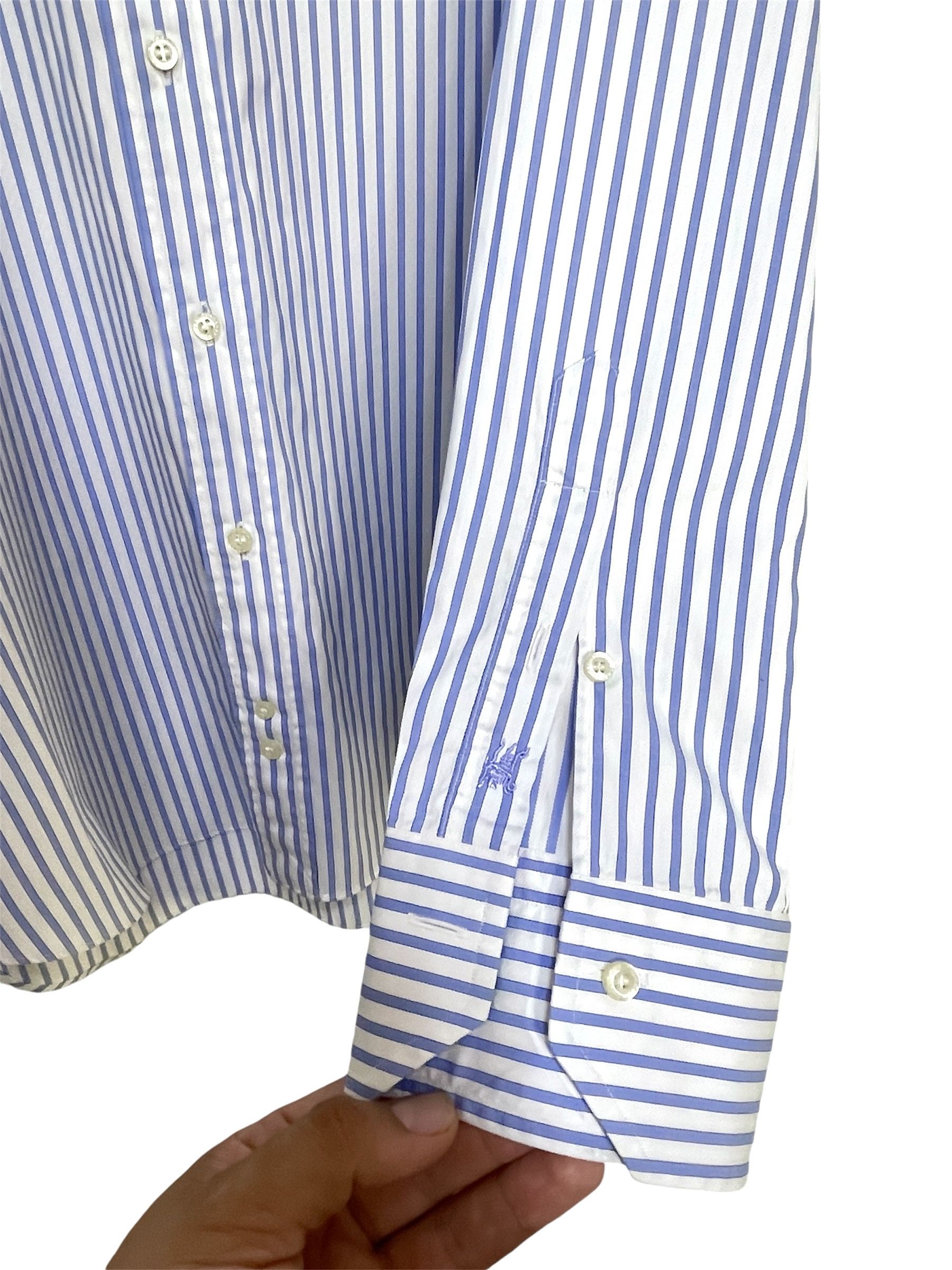 Burberry Striped shirt Burberry london size L Size US L / EU 52-54 / 3 - 3 Thumbnail