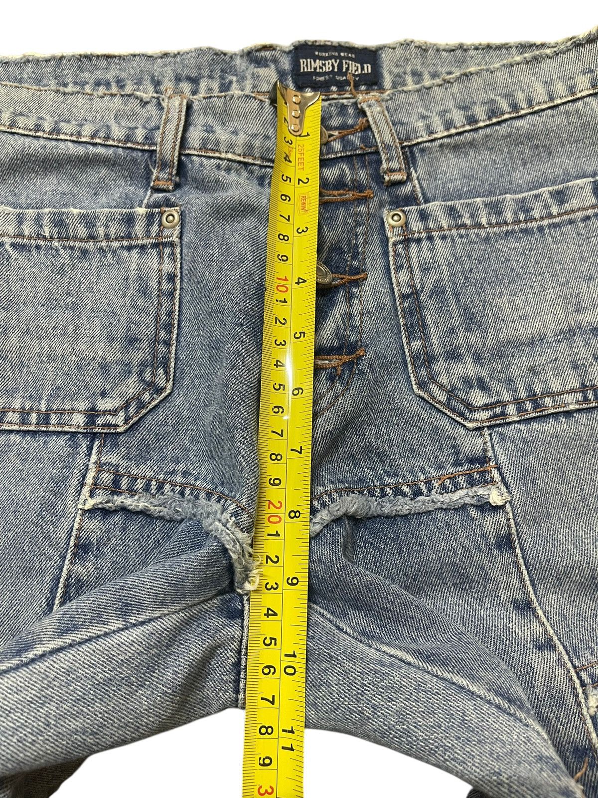 Hysteric Glamour Vintage Japanese Hagi Patchwork Hysteric Style Flared Jeans Size US 30 / EU 46 - 15 Thumbnail