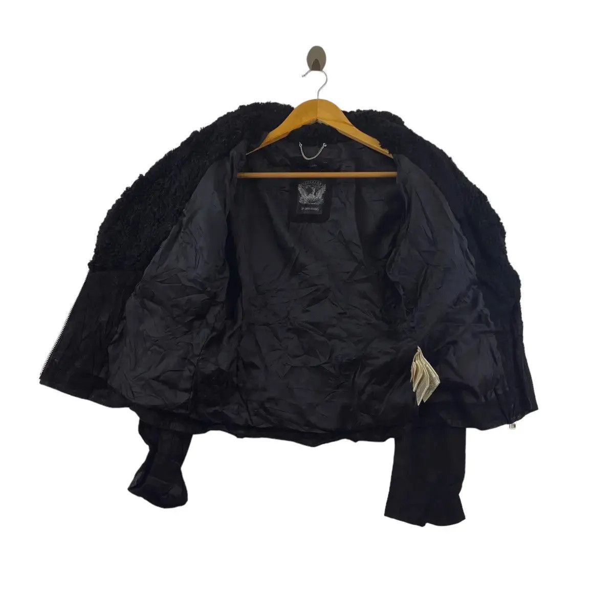 Diesel Vintage DIESEL LEATHER Natural Lamb Motorcycle Rocker Jacket Size S / US 4 / IT 40 - 4 Thumbnail