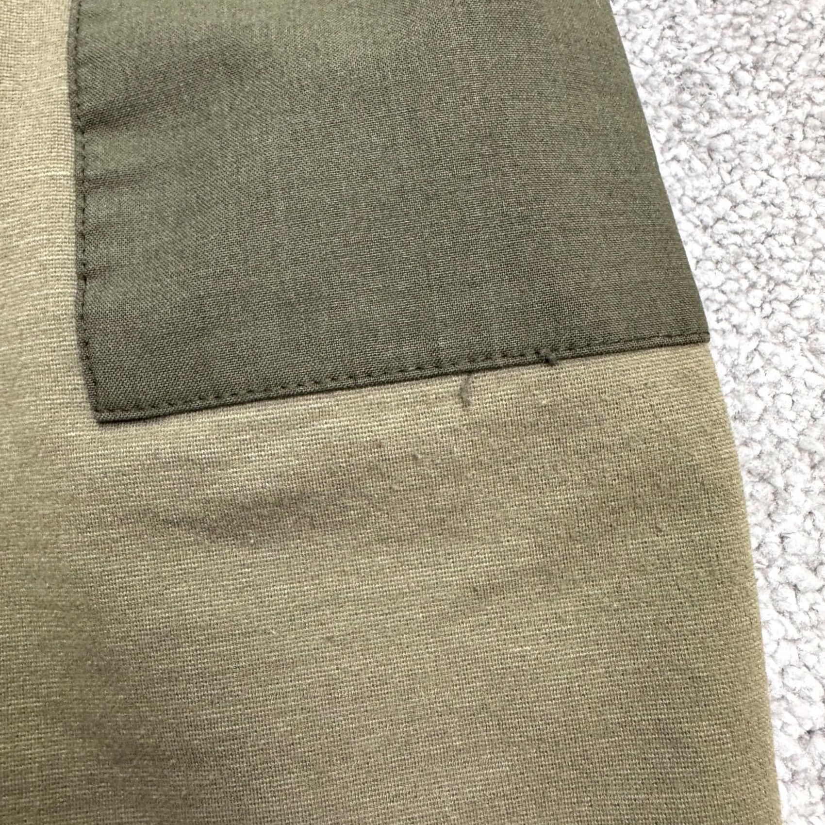 Olive Kit And Ace Skirt Womens 8 Olive Green Pencil Cashmere Silk Utility Tech Cargo Size 30" / US 8 / IT 44 - 7 Thumbnail