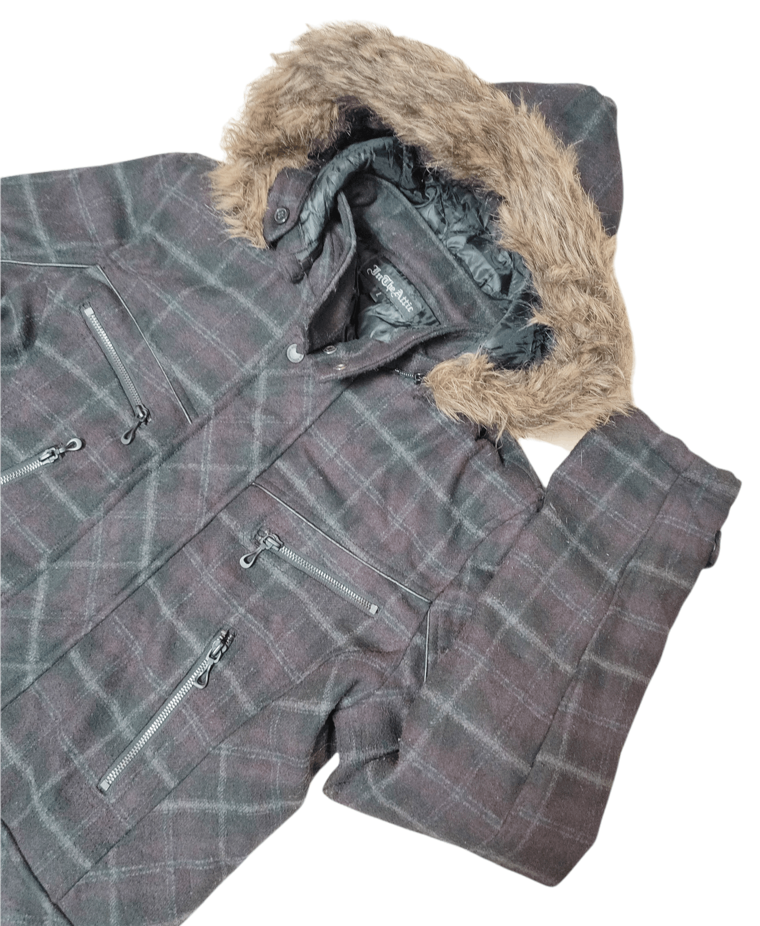 In The Attic × Japanese Brand In The Attic Sherpa Wool Winter Parkas Jacket Size US L / EU 52-54 / 3 - 2 Thumbnail