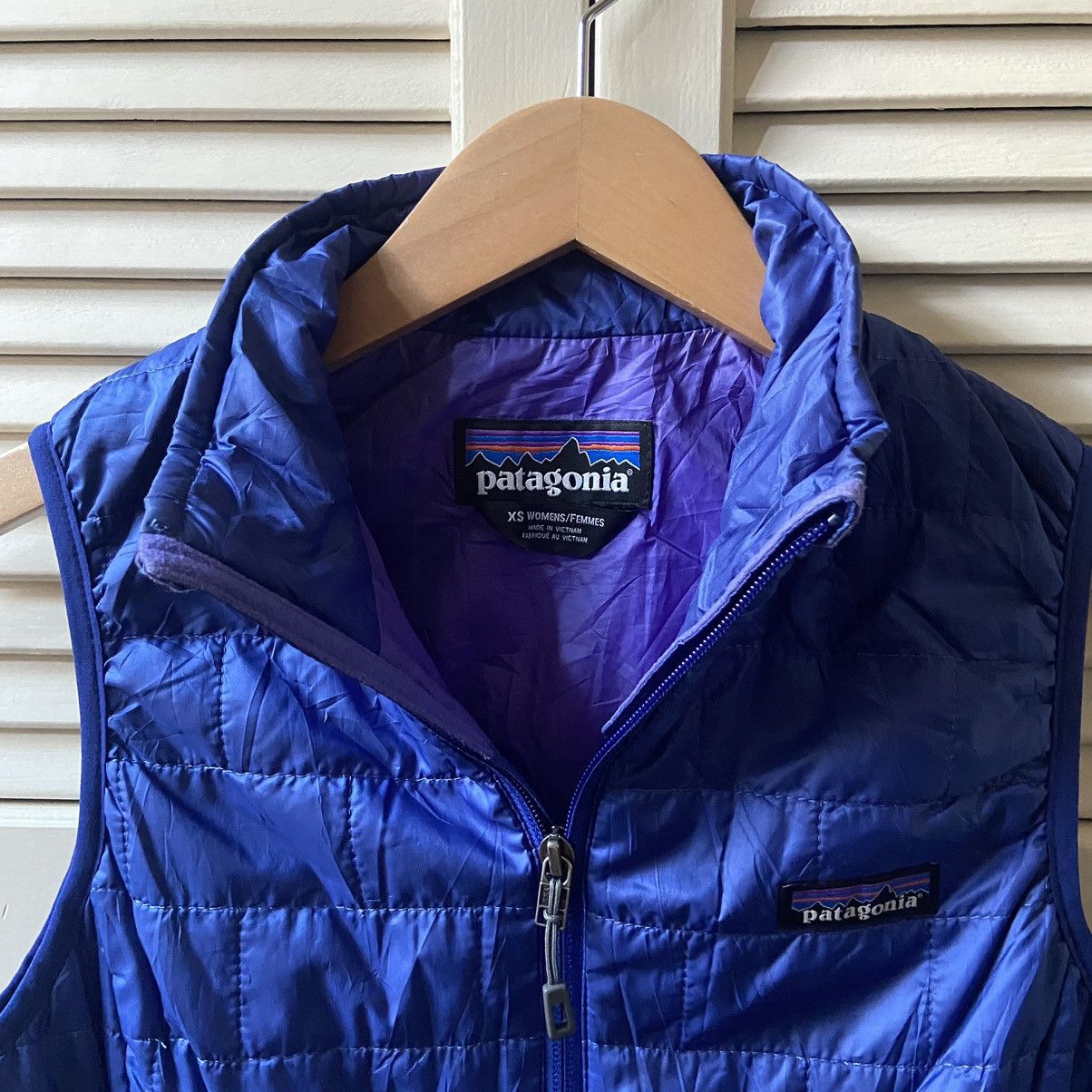 Patagonia Patagonia Nano Puff Blue Puffer Vest Jacket Primaloft Size XS / US 0-2 / IT 36-38 - 3 Thumbnail