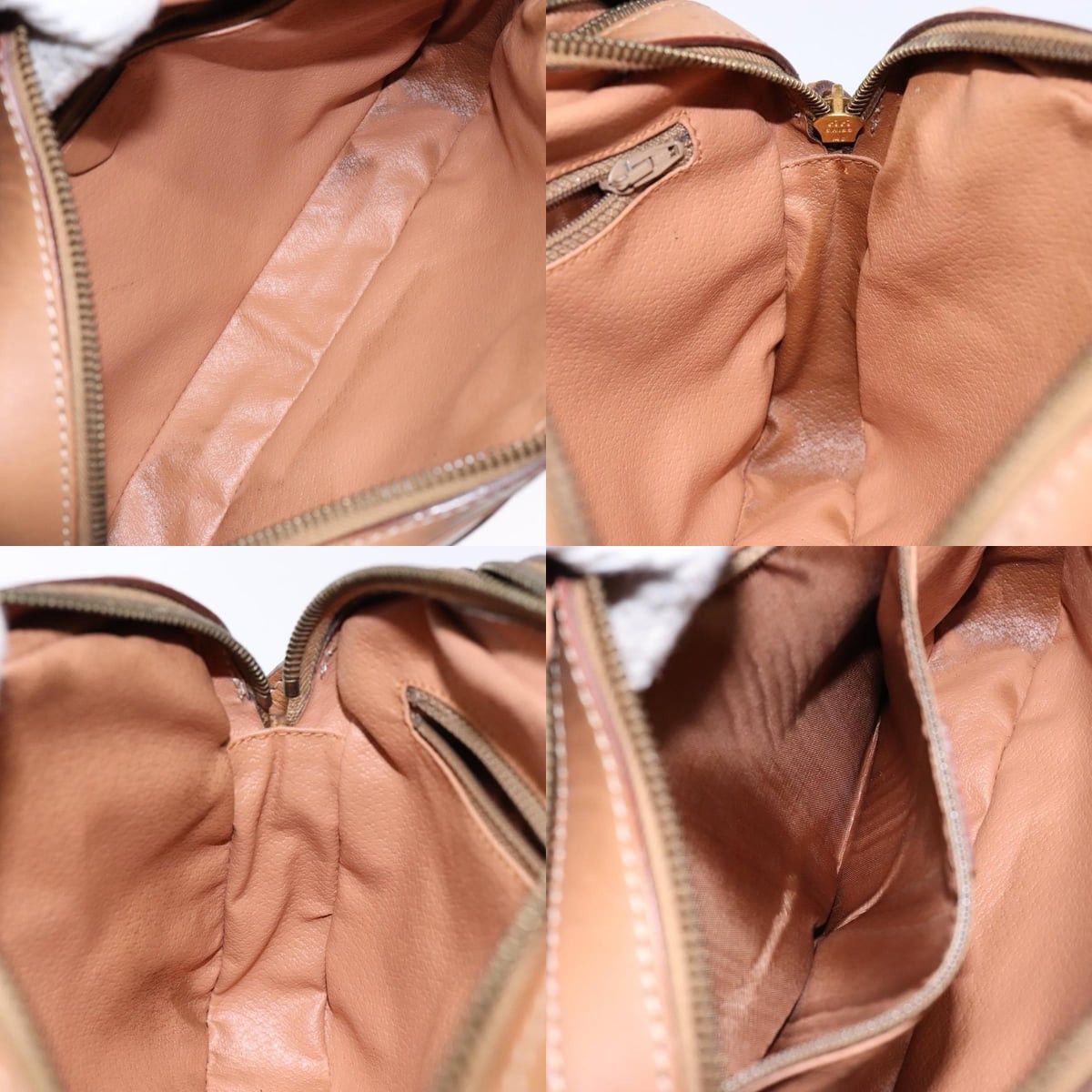 Celine CELINE Macadam Canvas Shoulder Bag Pvc Beige Gold Size ONE SIZE - 12 Thumbnail