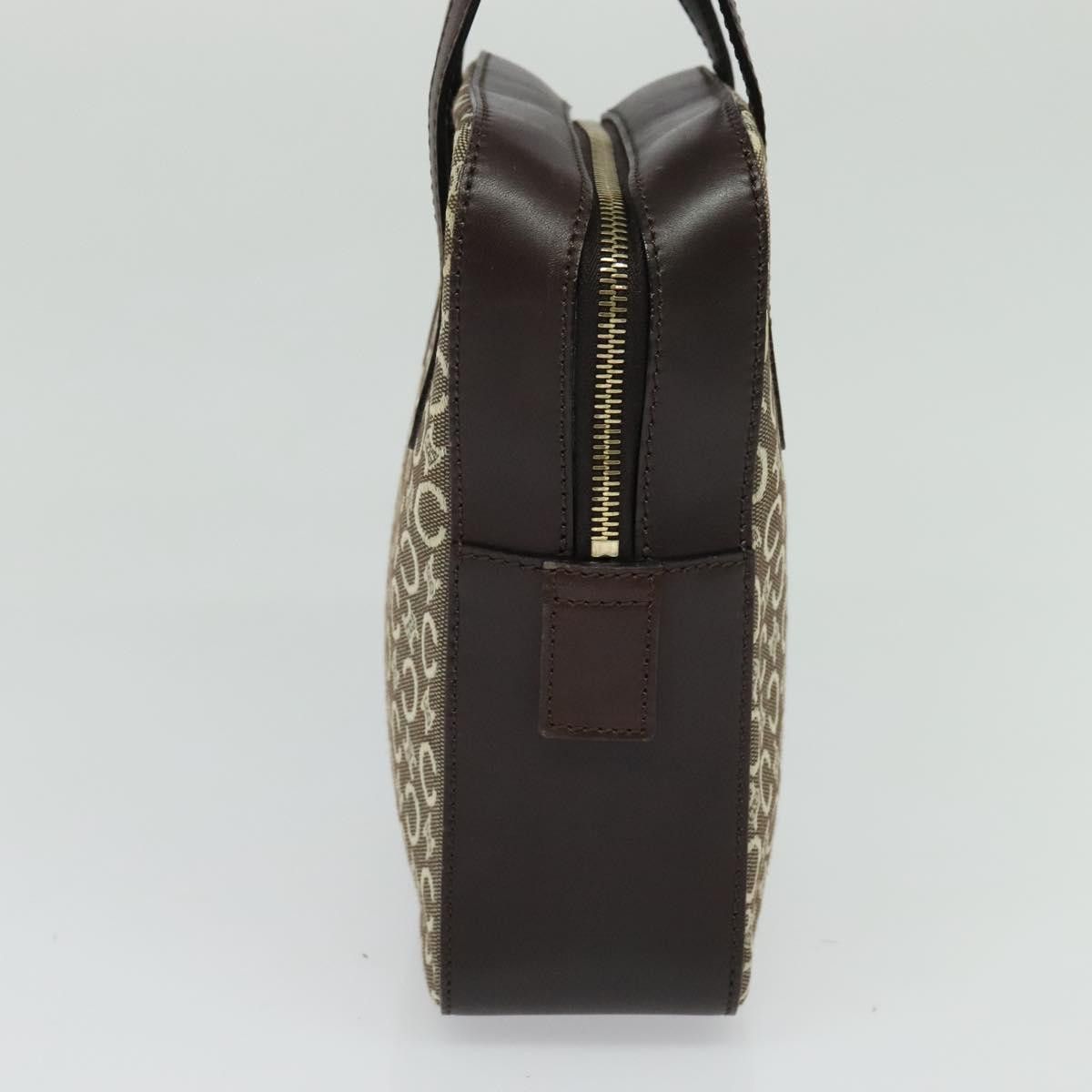 Celine CELINE C Macadam Canvas Hand Bag Beige Gold Size ONE SIZE - 5 Thumbnail