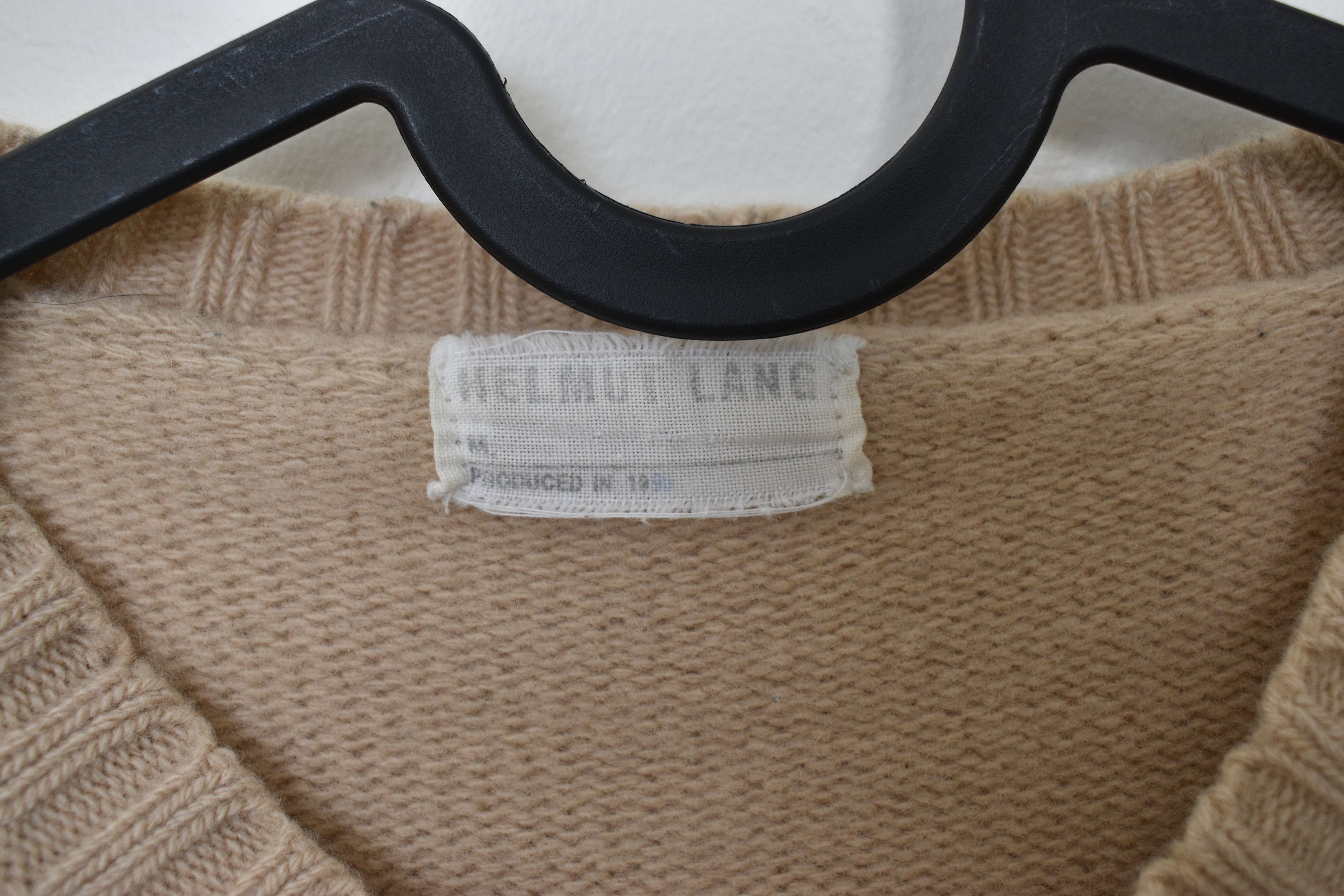 Helmut Lang Helmut Lang 1999 Wool Cream Knit Sweater Crewneck Beige Size US S / EU 44-46 / 1 - 3 Thumbnail