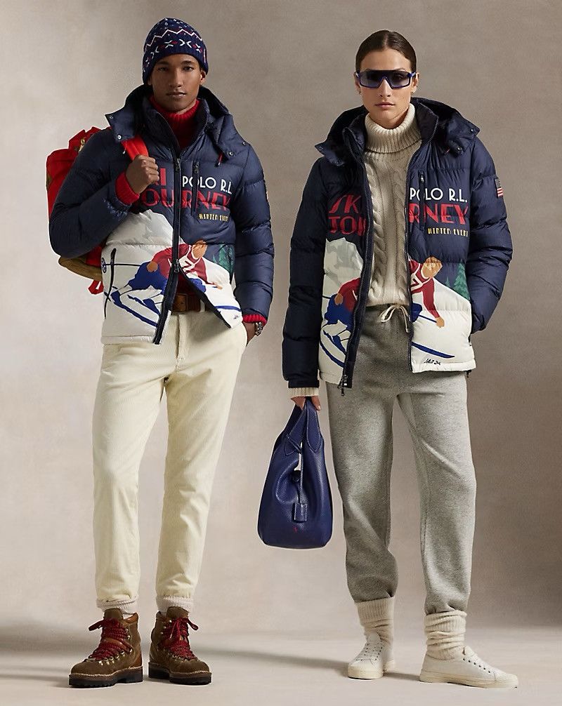 Polo Ralph Lauren Polo Ralph Lauren Gorham Ski-Print Down Puffer Jacket Size L Size US L / EU 52-54 / 3 - 6 Thumbnail