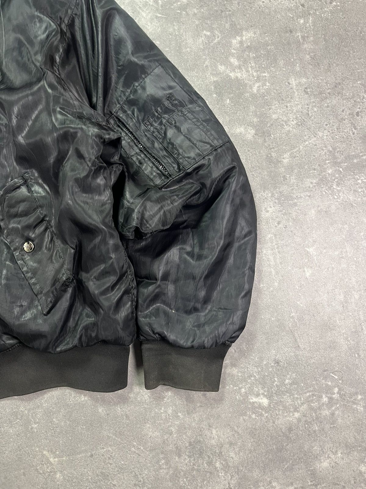 Japanese Brand 90s St. Army Industries Distressed Faded Bomber Jacket XXL Size US XXL / EU 58 / 5 - 7 Thumbnail
