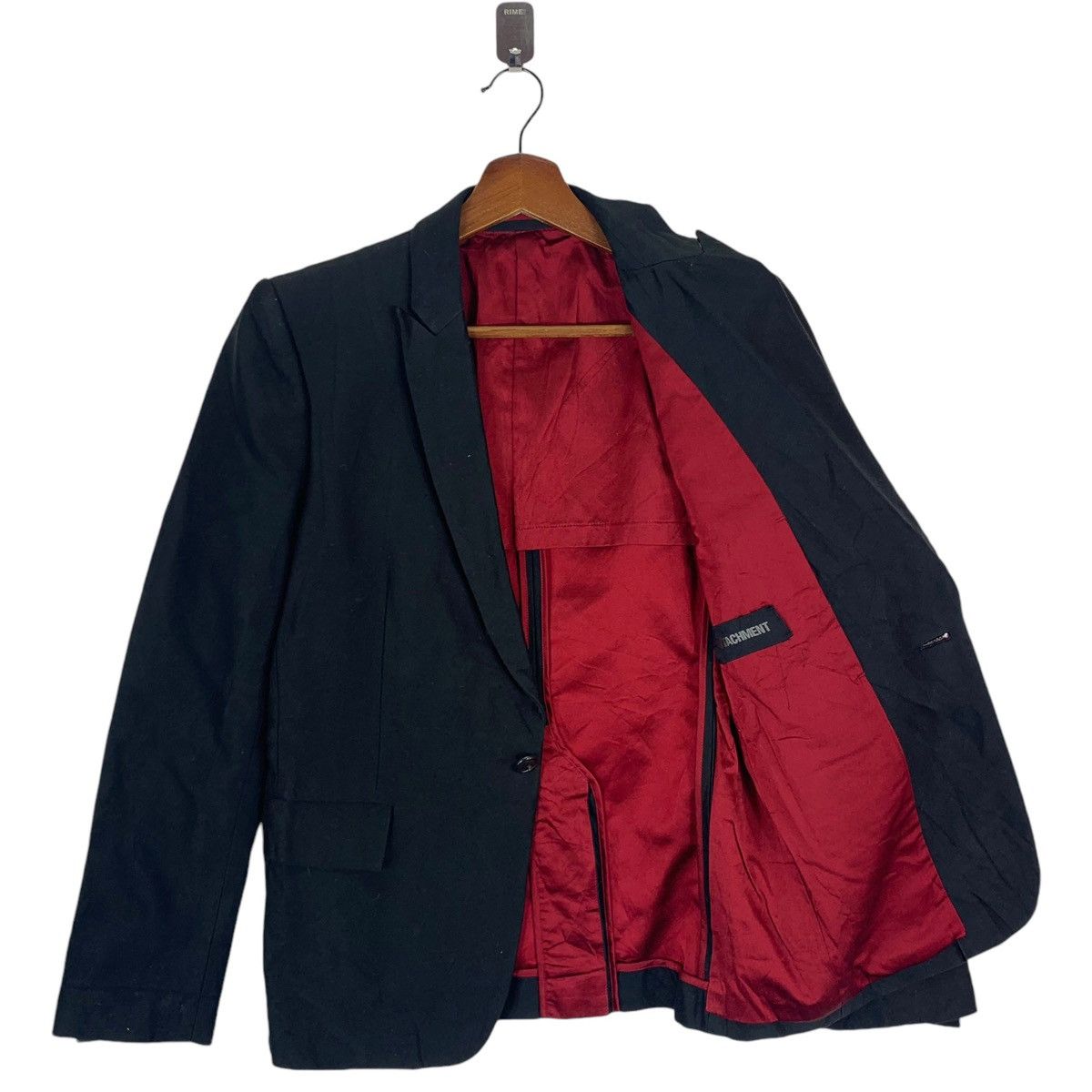 Attachment × Kazuyuki Kumagai Attachment ⚡️⚡️ ATTACHMENT KAZUYUKI KUMAGAI BLACK COAT Size US S / EU 44-46 / 1 - 2 Thumbnail