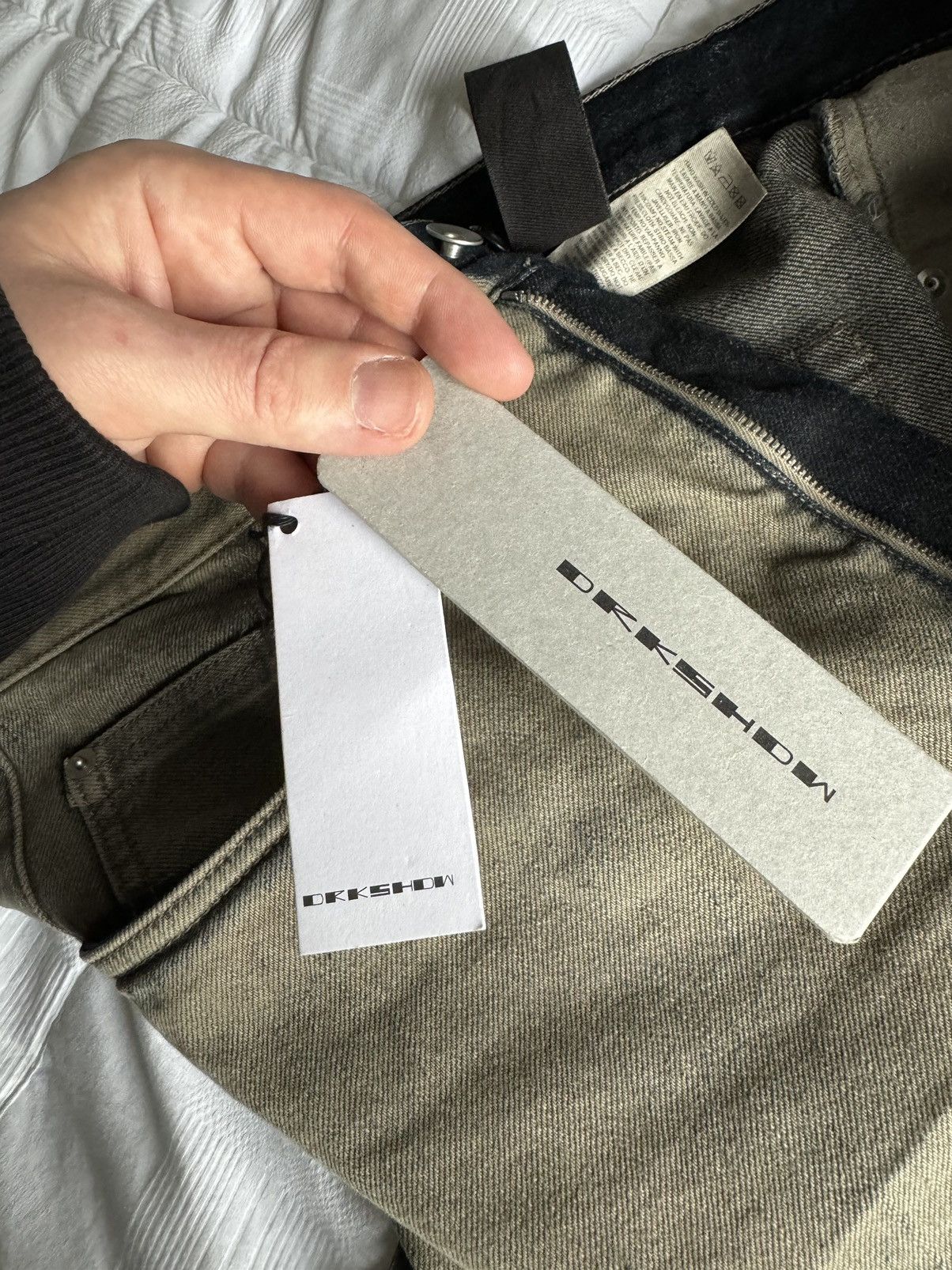 Rick Owens Brand New Rick Owens DRKSHDW Mineral Pearl Geth Jeans Size US 31 - 10 Thumbnail