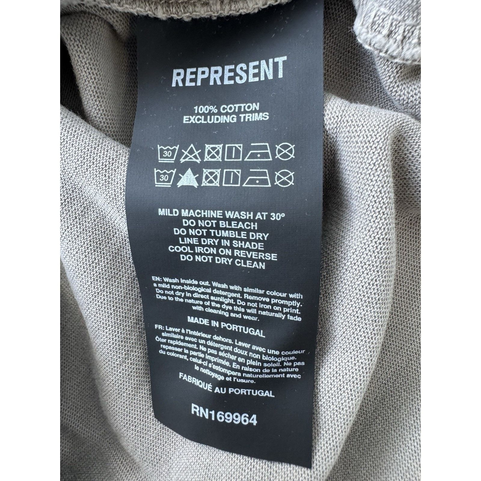 Represent Clo. Represent Patron Of The Club Oversized T-Shirt Mudstone XS Size US XS / EU 42 / 0 - 4 Thumbnail