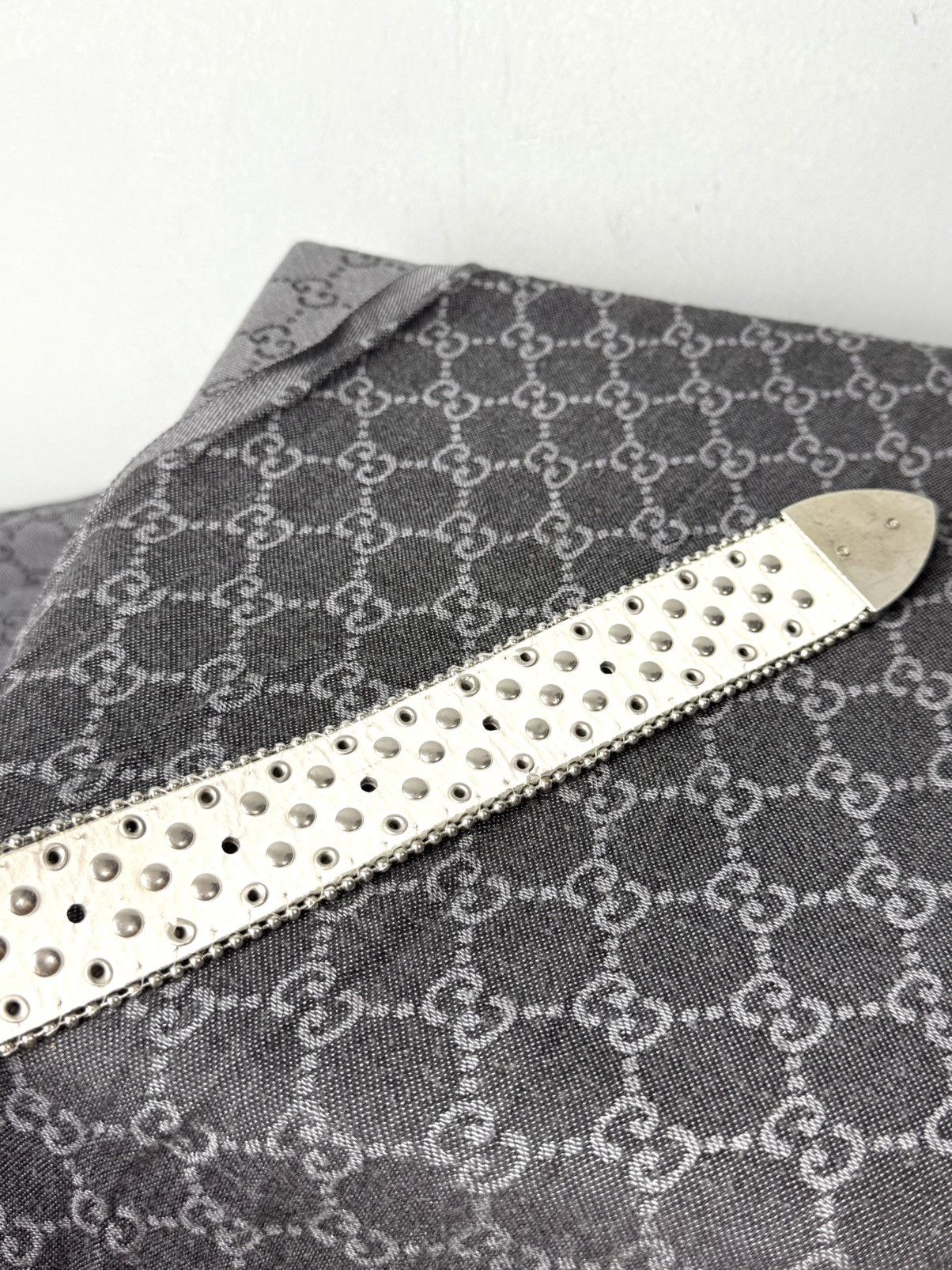 Japanese Brand Vintage Rhinestones Metal Belt BB Simon Style Size ONE SIZE - 6 Thumbnail