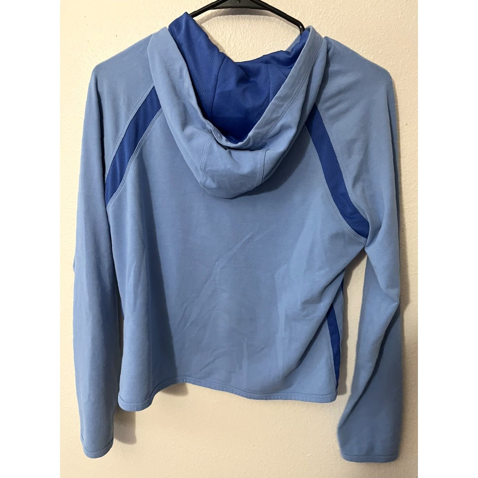 Nike Nike Dri-Fit Running Hooded Jacket Womens M Blue Full Zip Lightweight Casual Activewear Outdoor Hiking Running & Jogging Walking Size M / US 6-8 / IT 42-44 - 3 Thumbnail