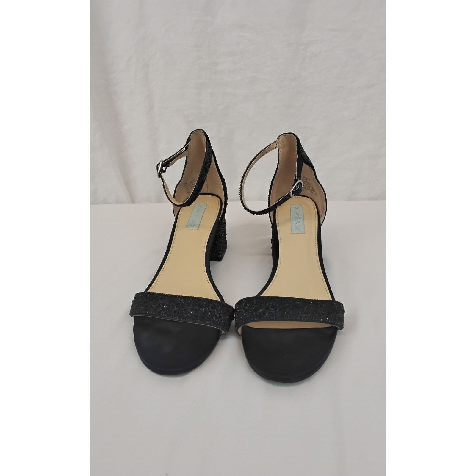 Betsey Johnson Betsey Johnson Mari Block Sandal Heels Women's 9.5 Navy Blue Size US 7 / IT 37 - 2 Thumbnail
