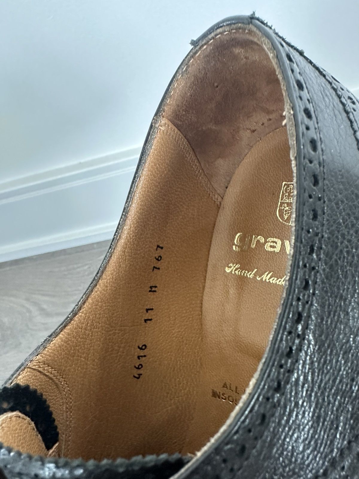 Gravati $1000 Italian Handmade Brogues Size US 9 / EU 42 - 9 Thumbnail