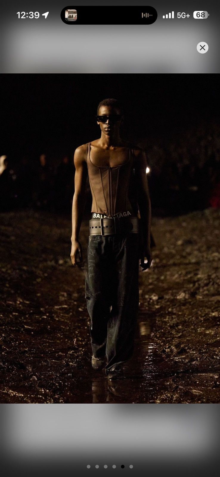 Maison Margiela tabi leather flats