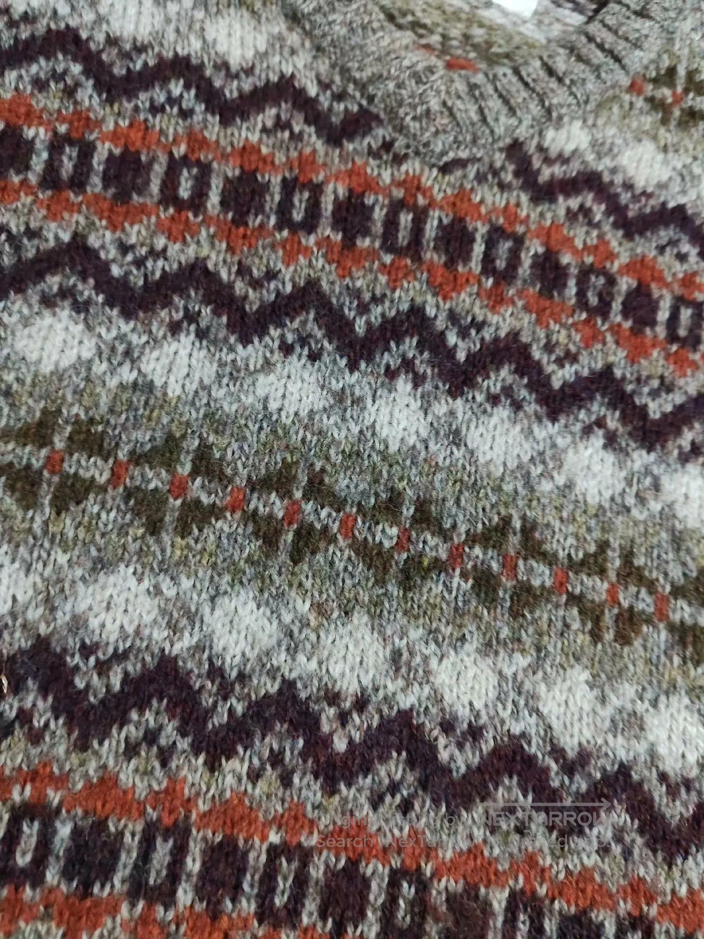 Vintage Fair Isle Vintage Shetland Wool Sweater. Size US M / EU 48-50 / 2 - 5 Thumbnail