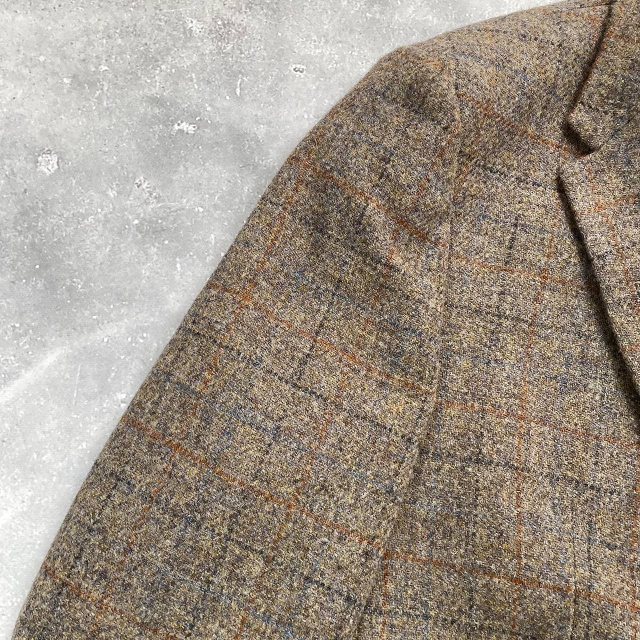 Harris Tweed Vintage Harris Tweed Walbusch Wool Blazer Gray Size 29 Size 52R - 7 Thumbnail