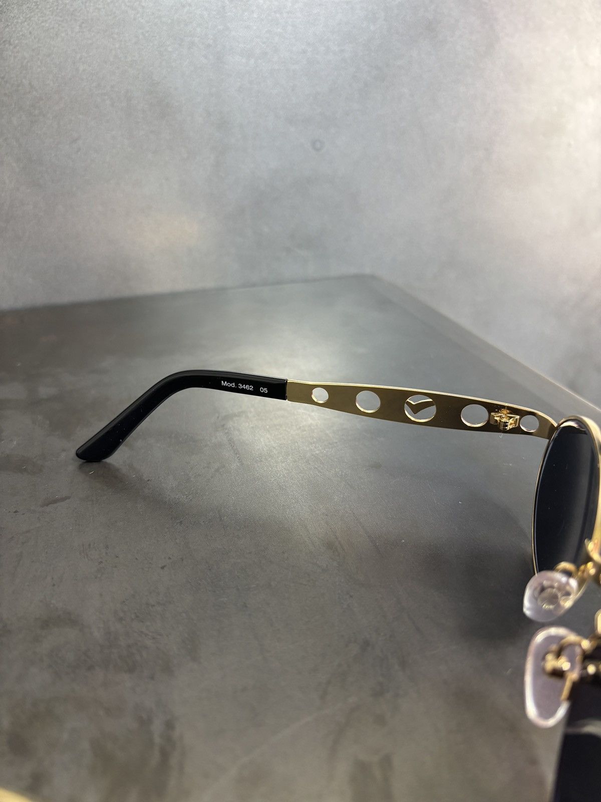 Designer NOS 1990s Sunglasses Metal JPG Diesel Sover Italy Deadstock Size ONE SIZE - 10 Thumbnail
