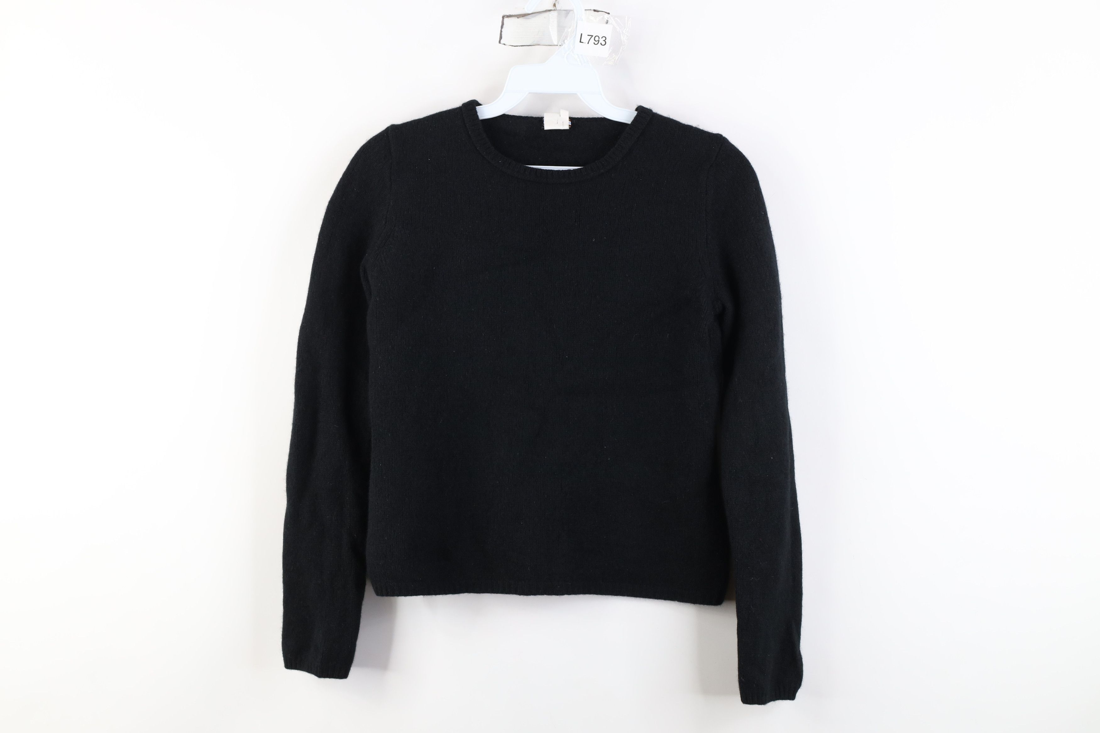 J.Crew Vintage Y2K J Crew Cropped Cashmere Knit Sweater Black Size M / US 6-8 / IT 42-44 - 1 Thumbnail