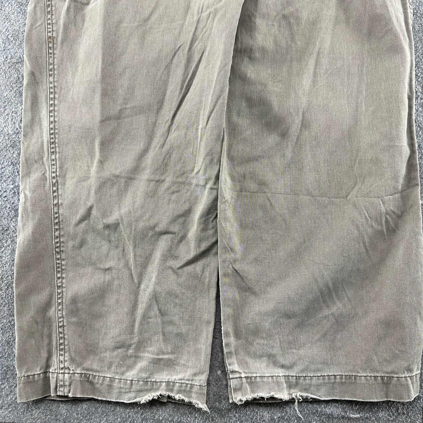 Vintage VINTAGE Basic Concept Pants Mens 38x32 Brown Cargo Straight Baggy Workwear Y2K Size US 38 / EU 54 - 4 Thumbnail