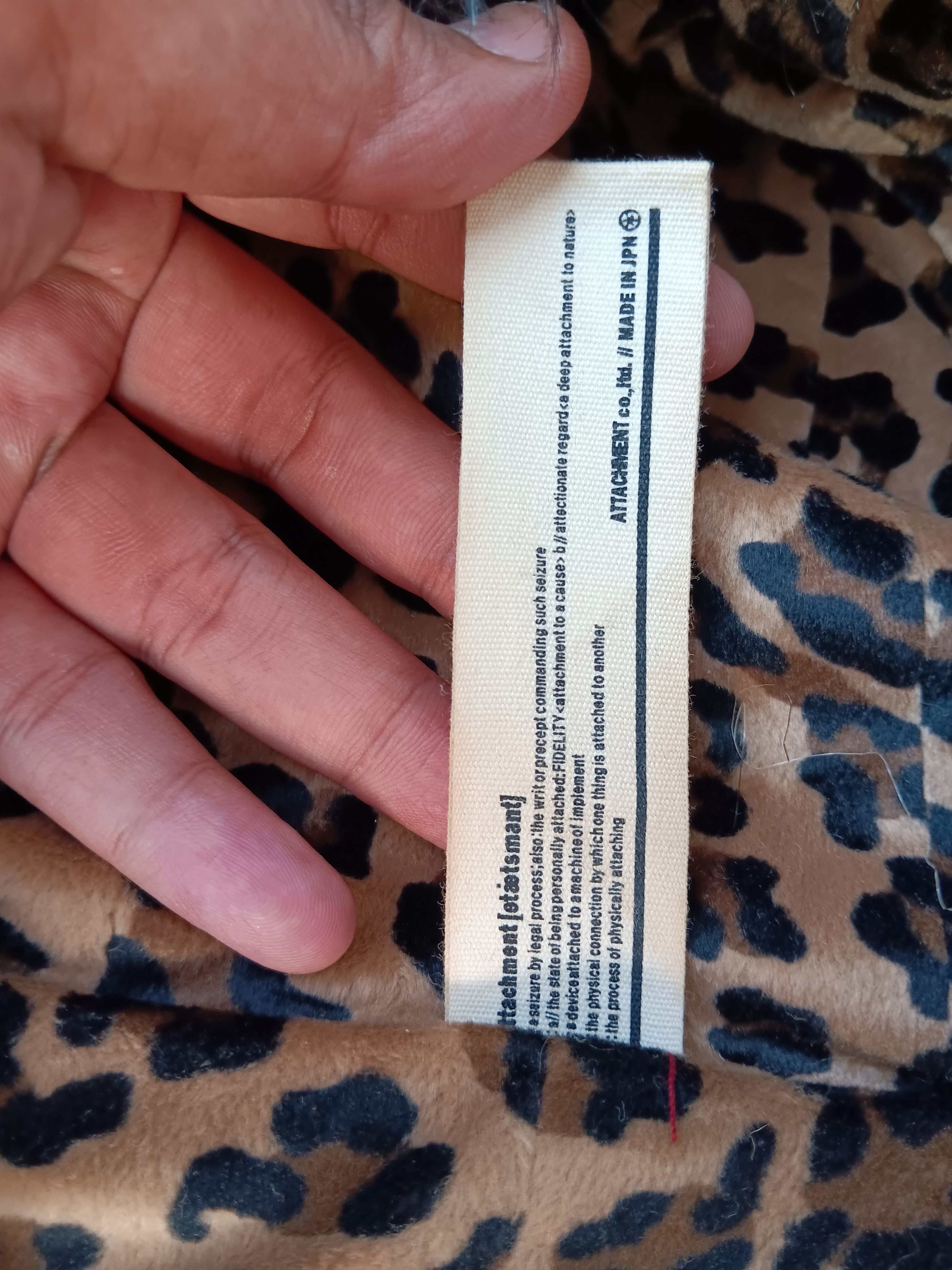 Attachment Attachment fur hoodie leopard linner parka jacket Size US M / EU 48-50 / 2 - 6 Thumbnail