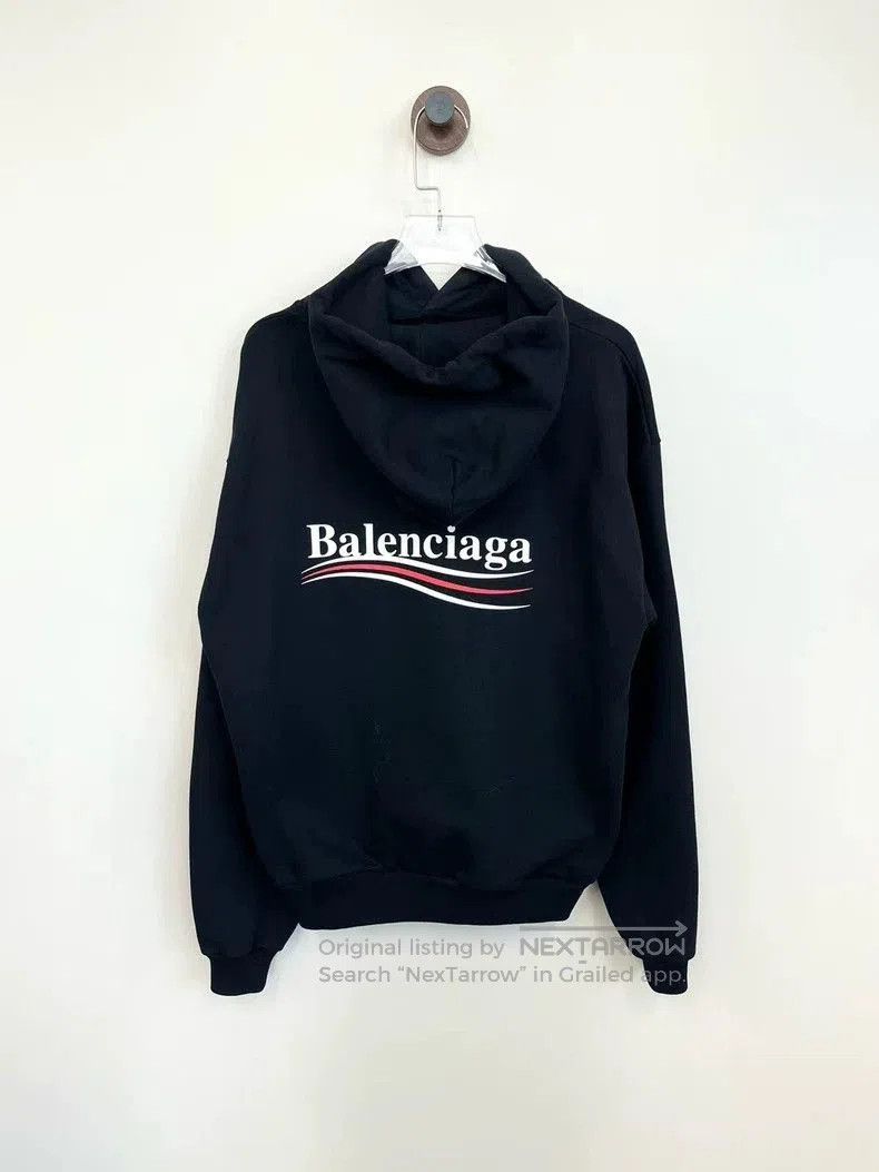 Balenciaga Balenciaga Black Coke Wave Logo Hoodie. Size US S / EU 44-46 / 1 - 2 Thumbnail