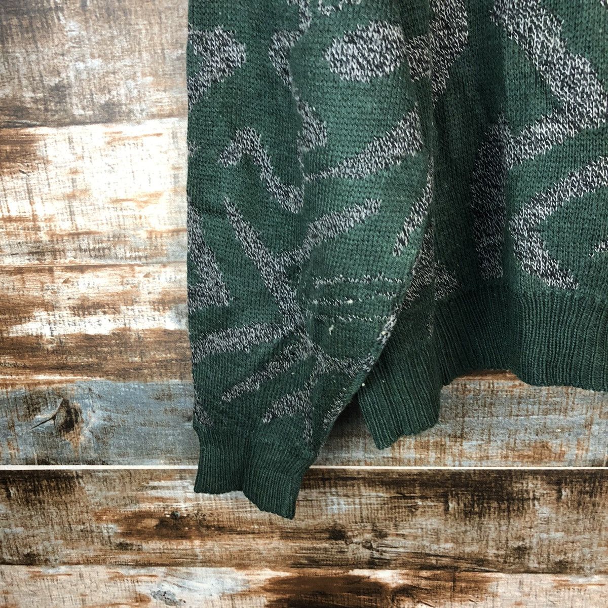 Homespun Knitwear Villa St made in japan vintage Green Knitwear #A2041 Size US XL / EU 56 / 4 - 15 Thumbnail