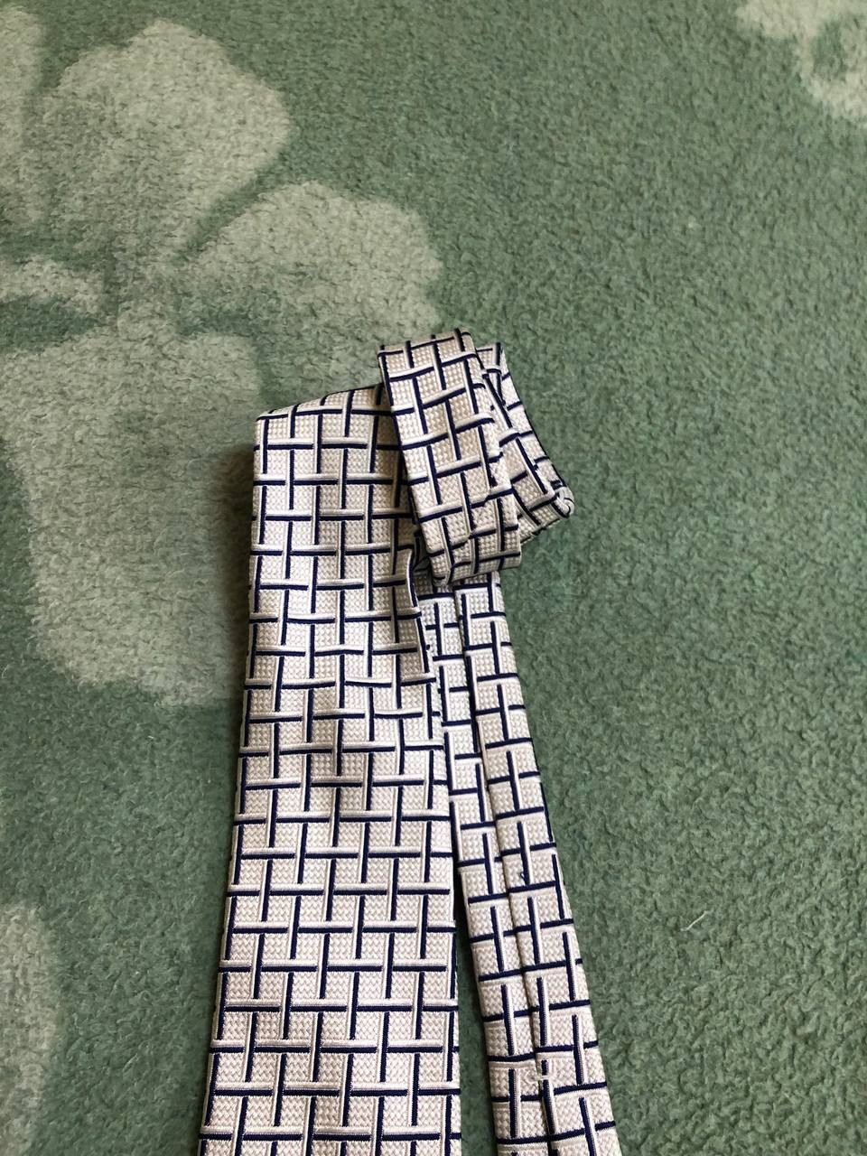 Vintage Vintage Frangi Check Silk Tie Size ONE SIZE - 6 Thumbnail