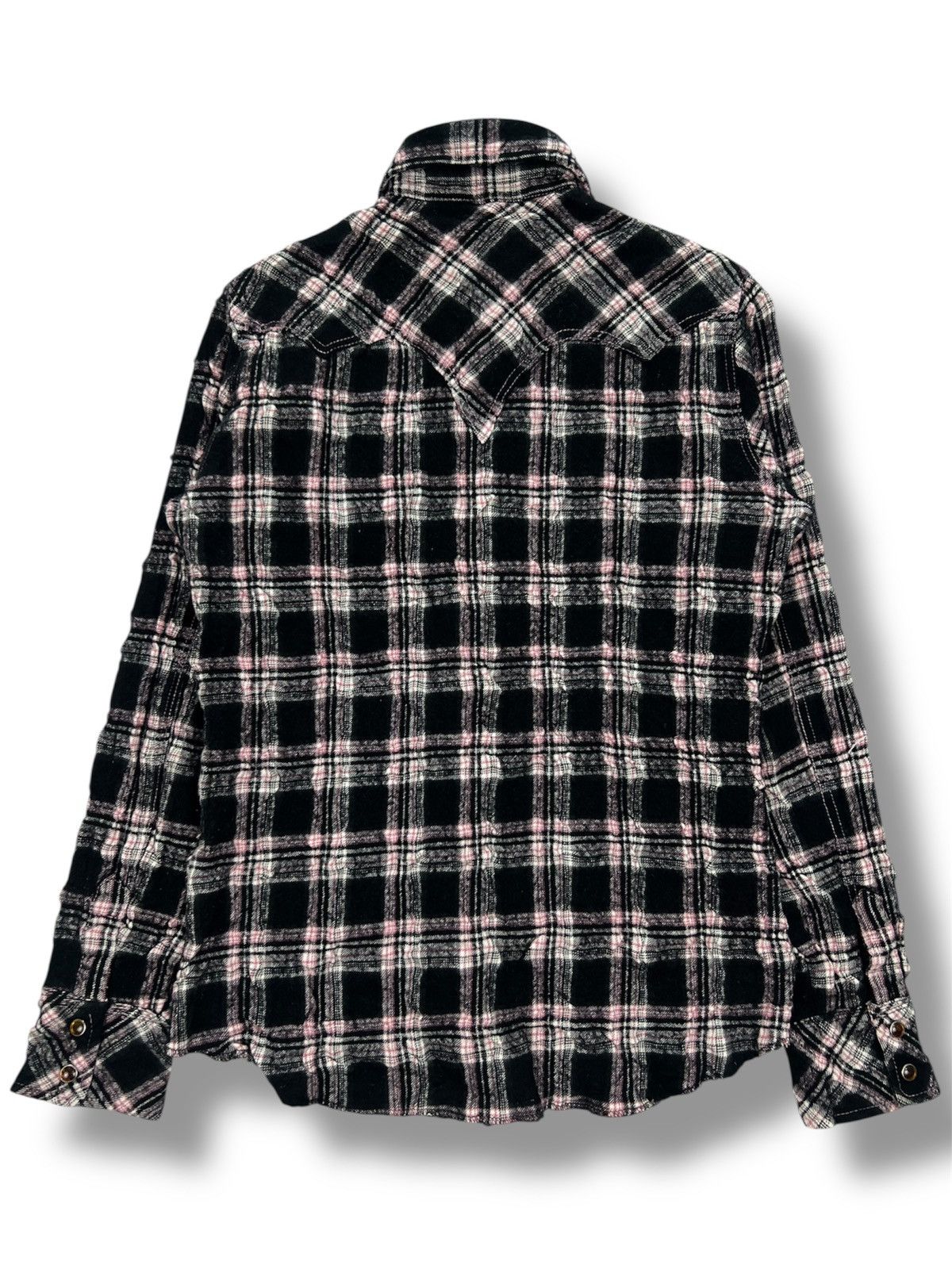 Japanese Brand Paranoid Plaid Western Shirt Size XS / US 0-2 / IT 36-38 - 2 Thumbnail