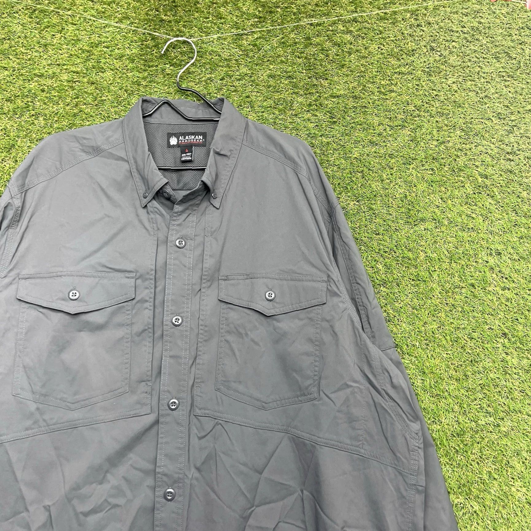 Vintage Duluth Alaskan Hardgear Shirt Mens Large Relaxed Fit Vented Hiking Long Sleeve Size US L / EU 52-54 / 3 - 3 Thumbnail