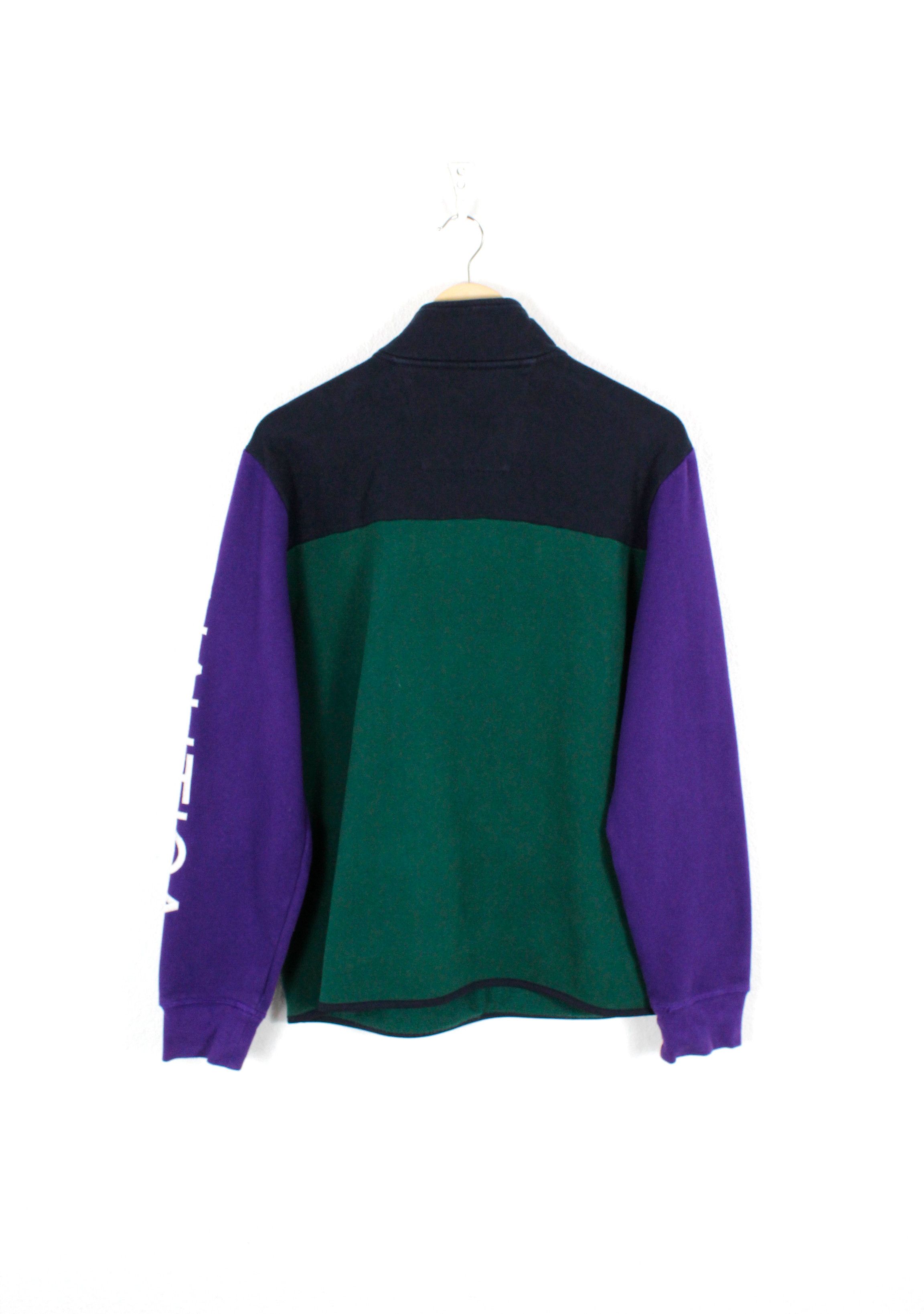 Nautica × Vintage Nautica Blue Sail Logo Pullover Zip Sweat Y2K Sport Size US L / EU 52-54 / 3 - 6 Thumbnail