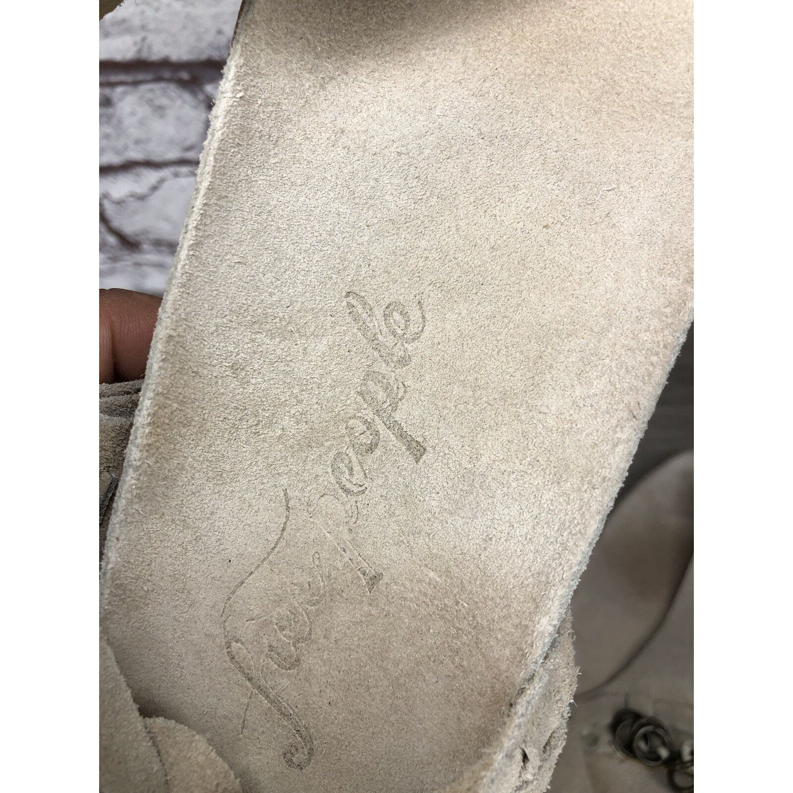 Free People Free People Grey Suede Leather Collins Thong Chain Strappy S Size US 6 / IT 36 - 11 Thumbnail