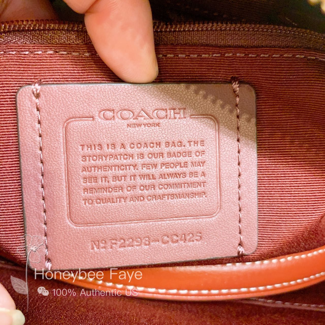 Coach Rowan Satchel Bag With Dancing Kitten Print CC425 Size ONE SIZE - 7 Thumbnail