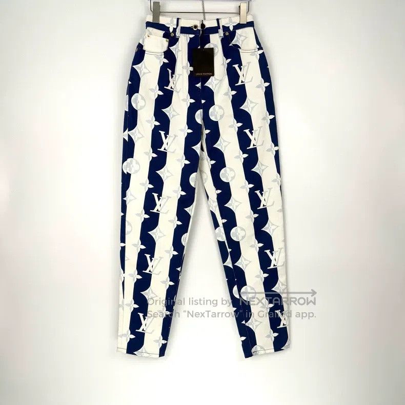 Louis Vuitton Louis Vuitton Blue and white classic logo jeans Size US 36 / EU 52 - 3 Thumbnail