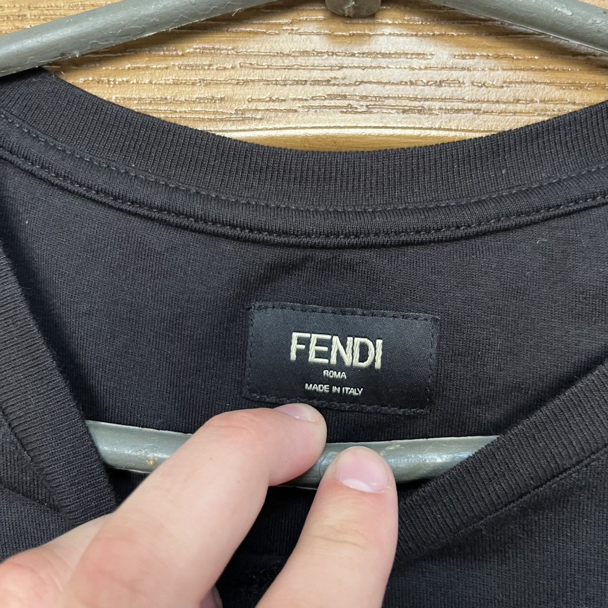 Fendi Fendi Big Logo T Shirt Tee Size US S / EU 44-46 / 1 - 5 Thumbnail